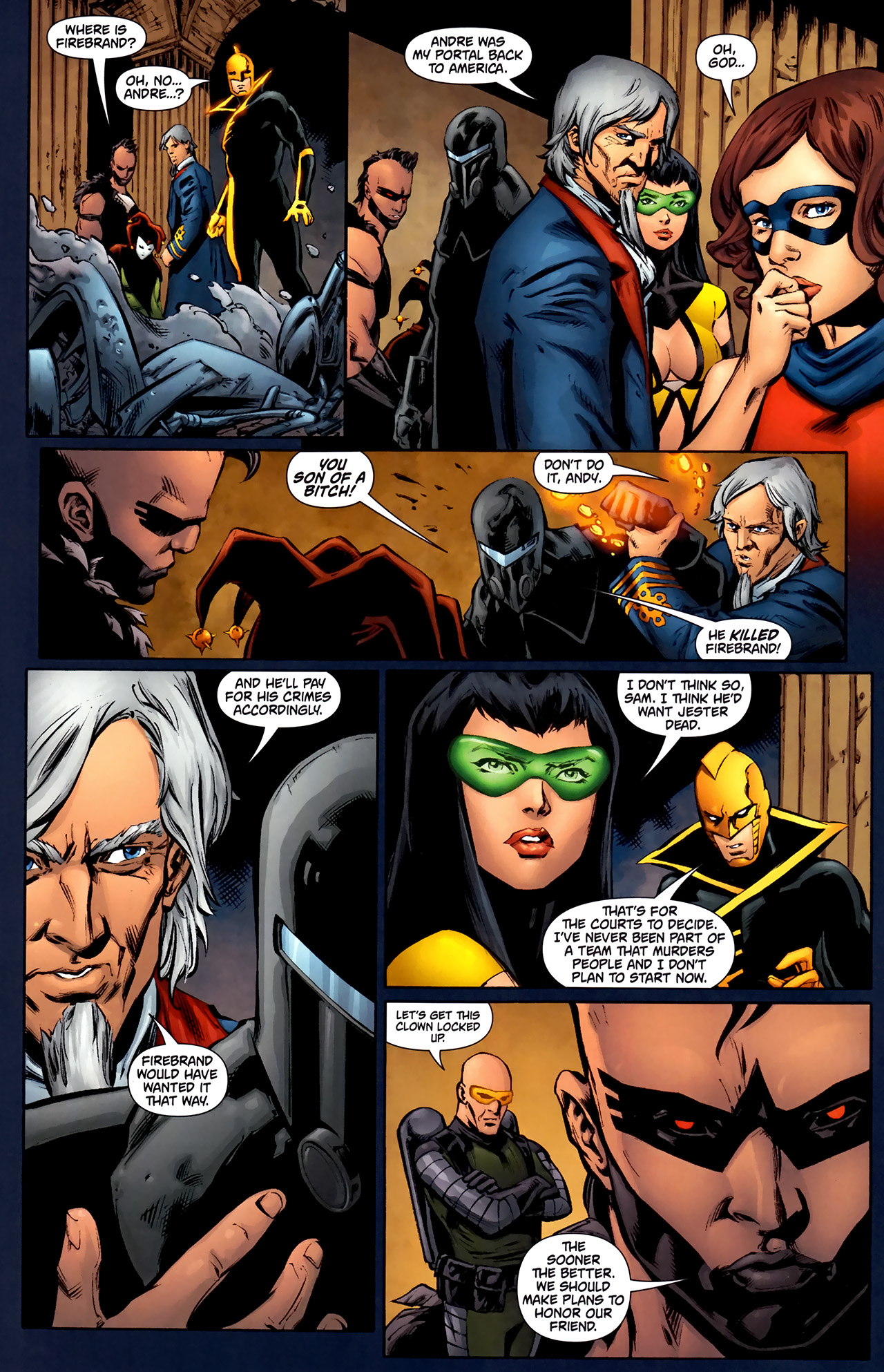 Read online Freedom Fighters (2010) comic -  Issue #8 - 11