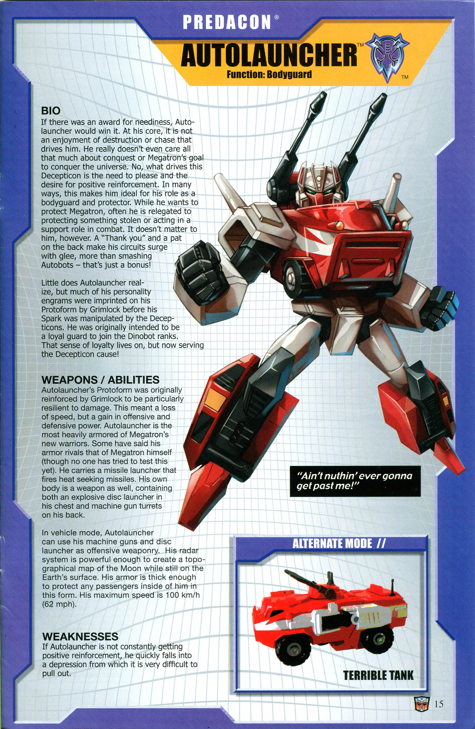 Read online Transformers: Collectors' Club comic -  Issue #53 - 15