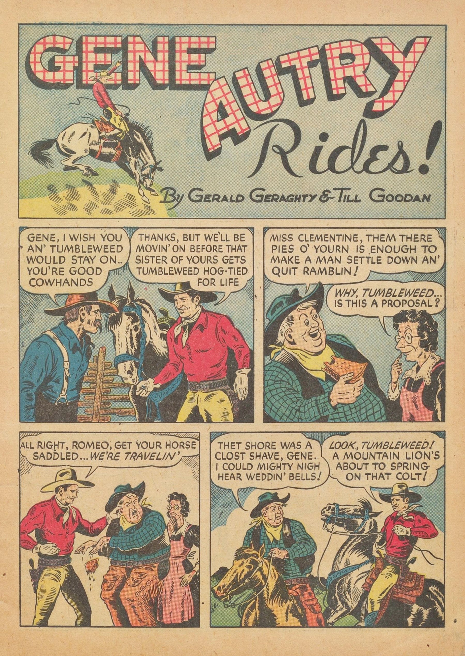 Read online Gene Autry Comics comic -  Issue #2 - 3