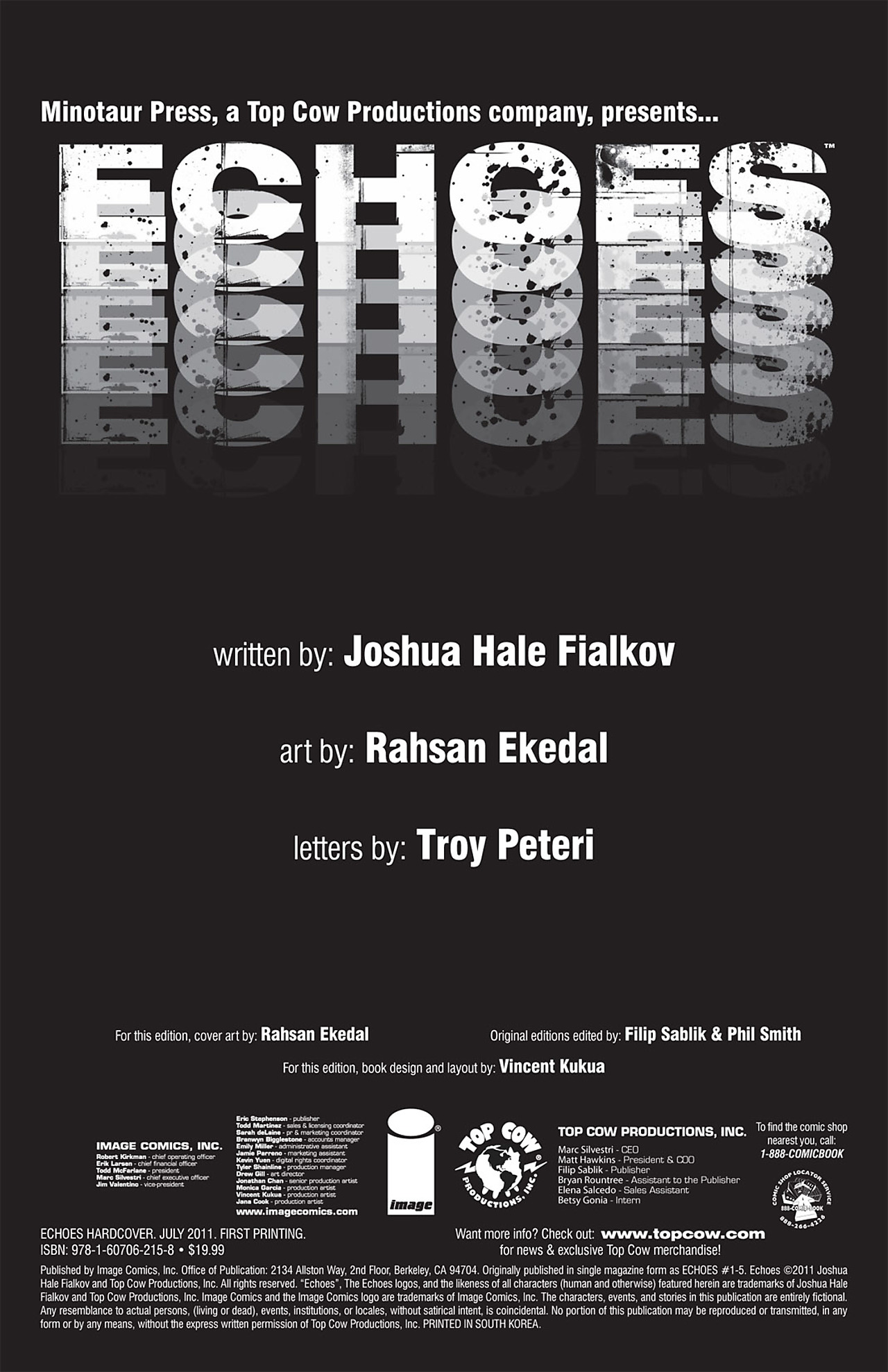 Read online Echoes comic -  Issue # TPB - 3