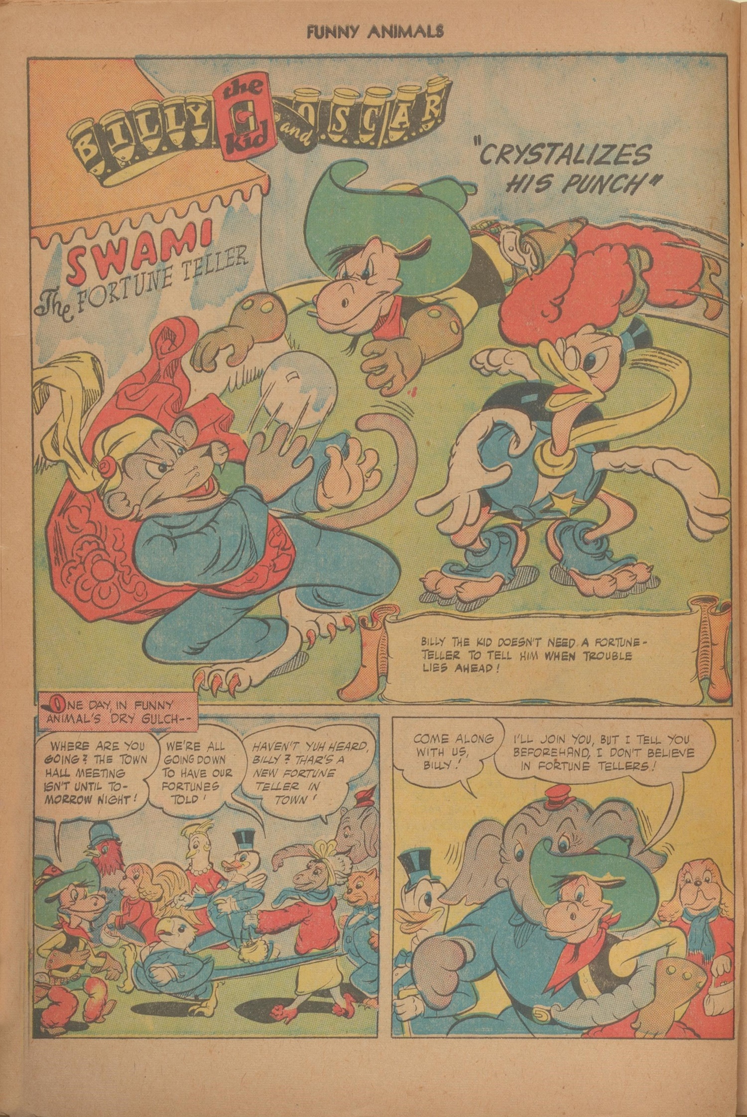 Read online Fawcett's Funny Animals comic -  Issue #61 - 10