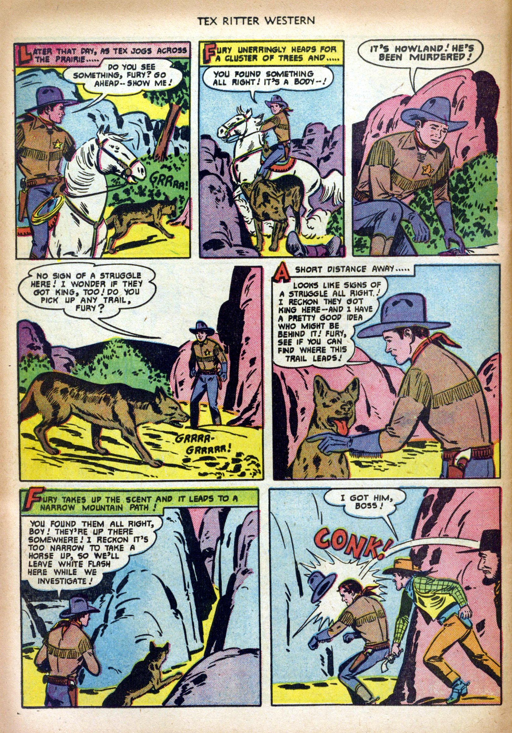 Read online Tex Ritter Western comic -  Issue #5 - 26