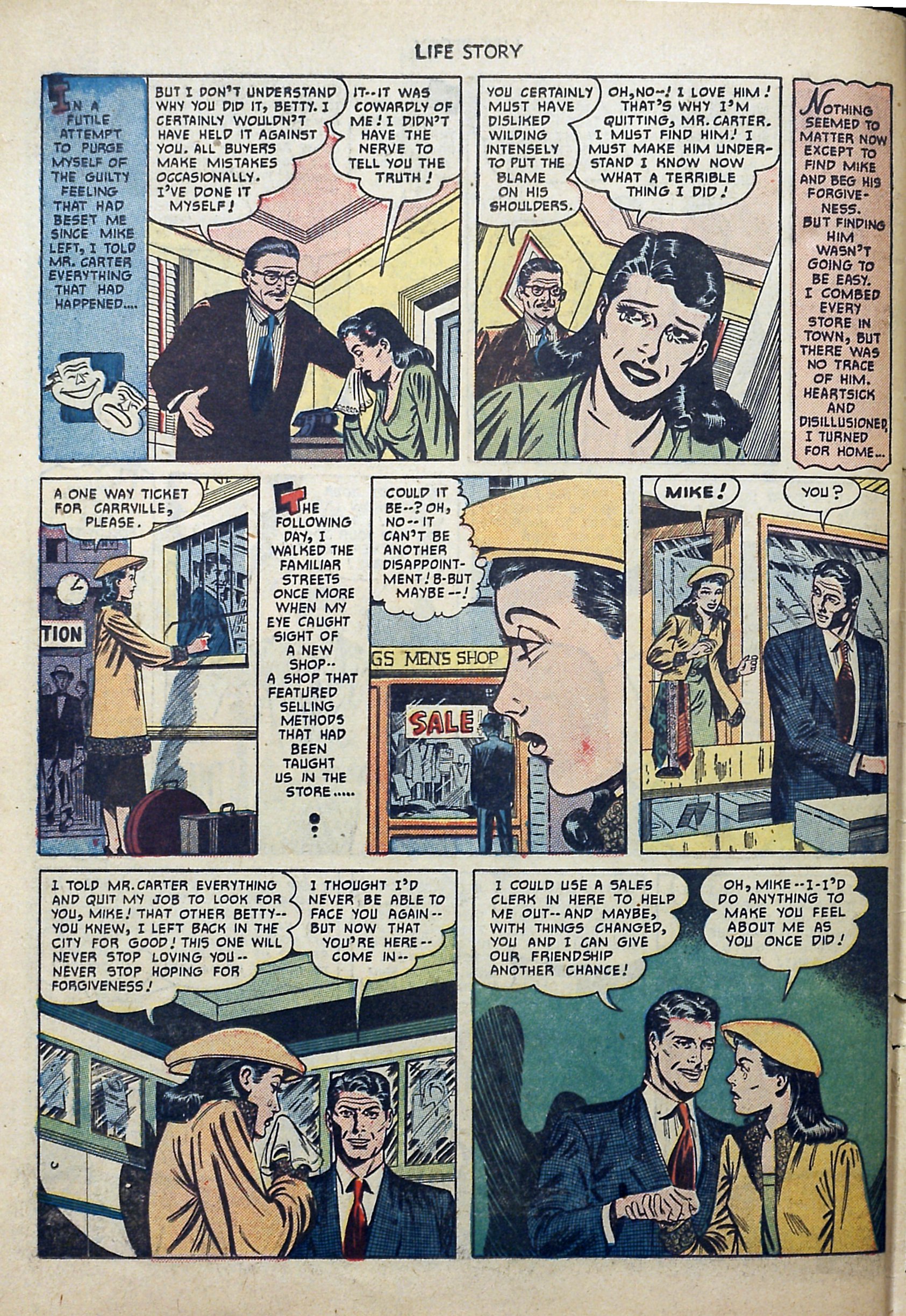 Read online Life Story comic -  Issue #23 - 34