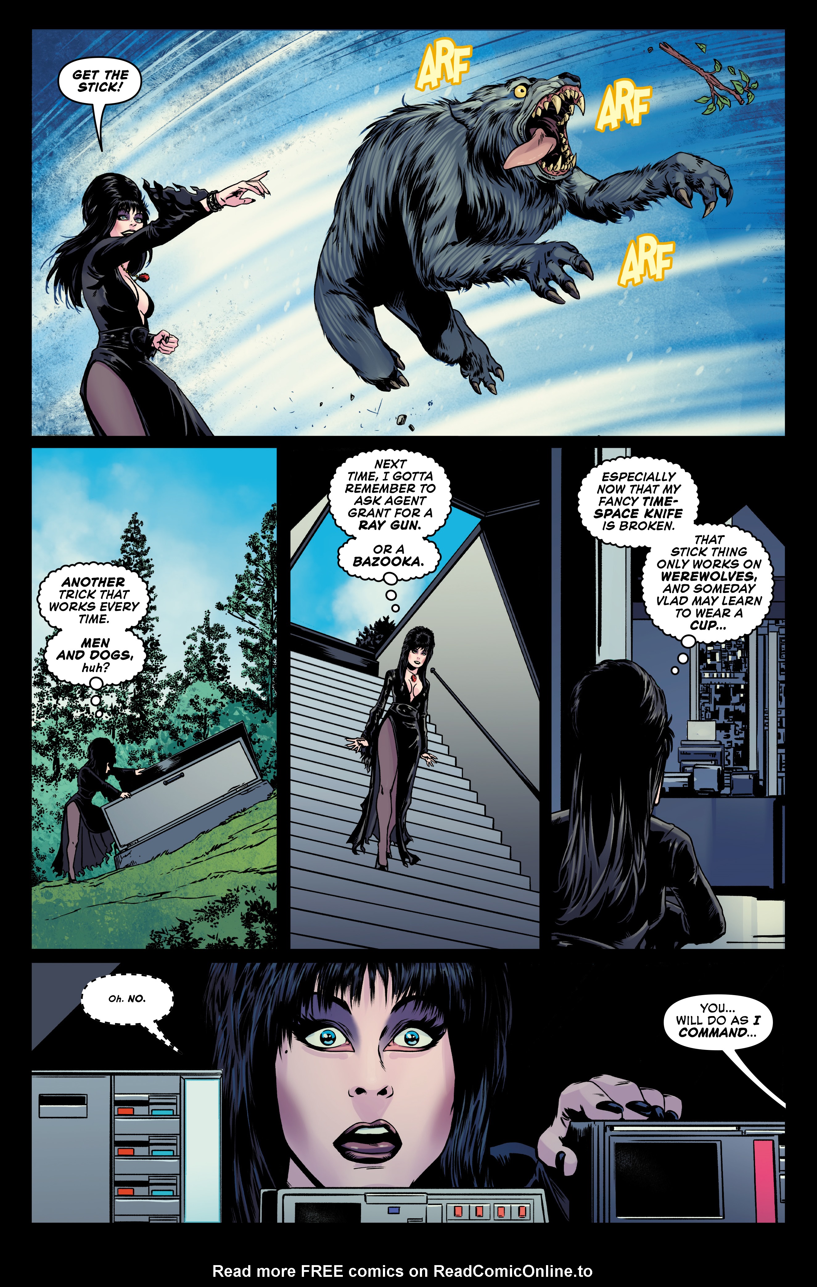 Read online Elvira in Monsterland comic -  Issue #4 - 14