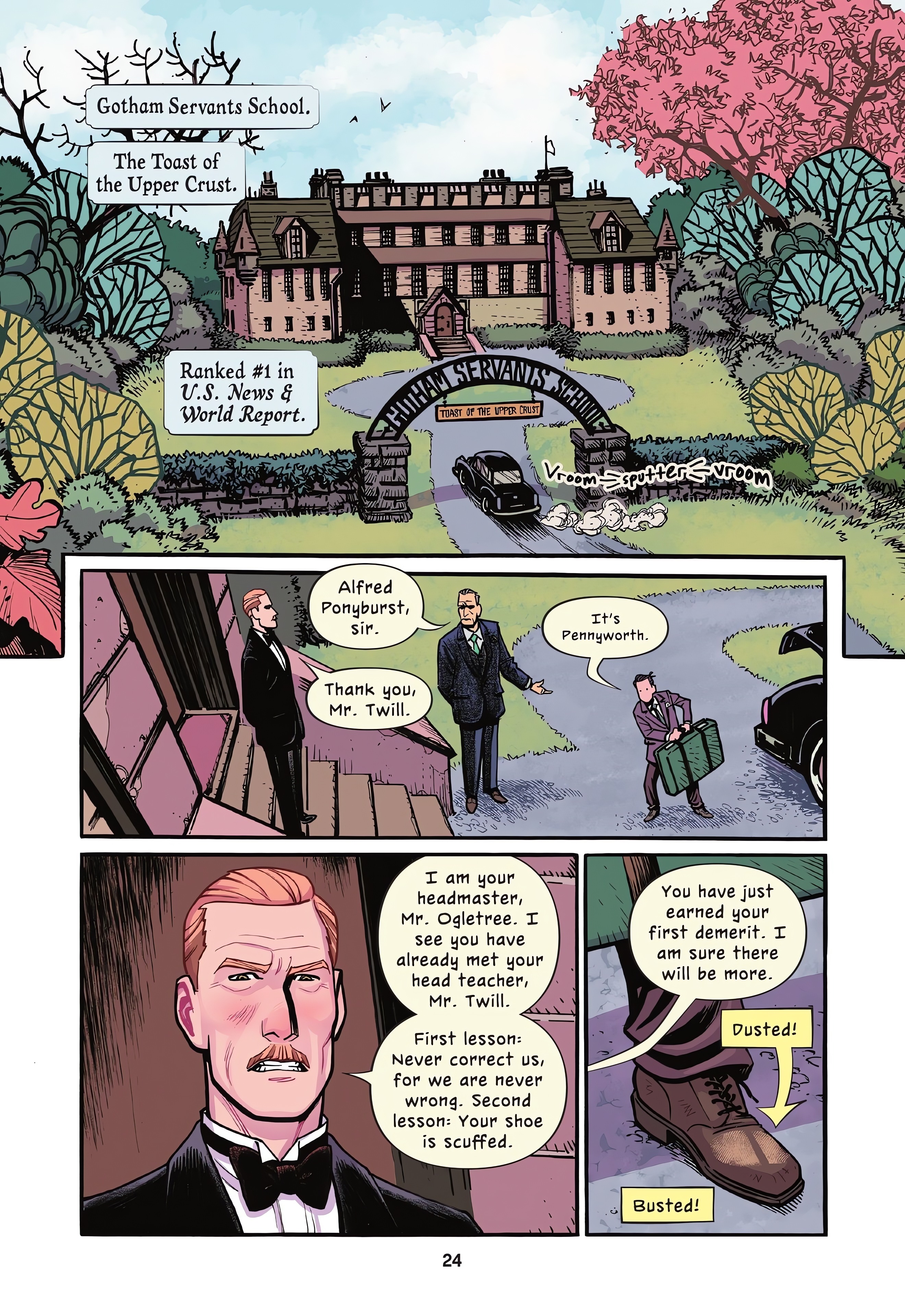 Read online Young Alfred: Pain in the Butler comic -  Issue # TPB (Part 1) - 24