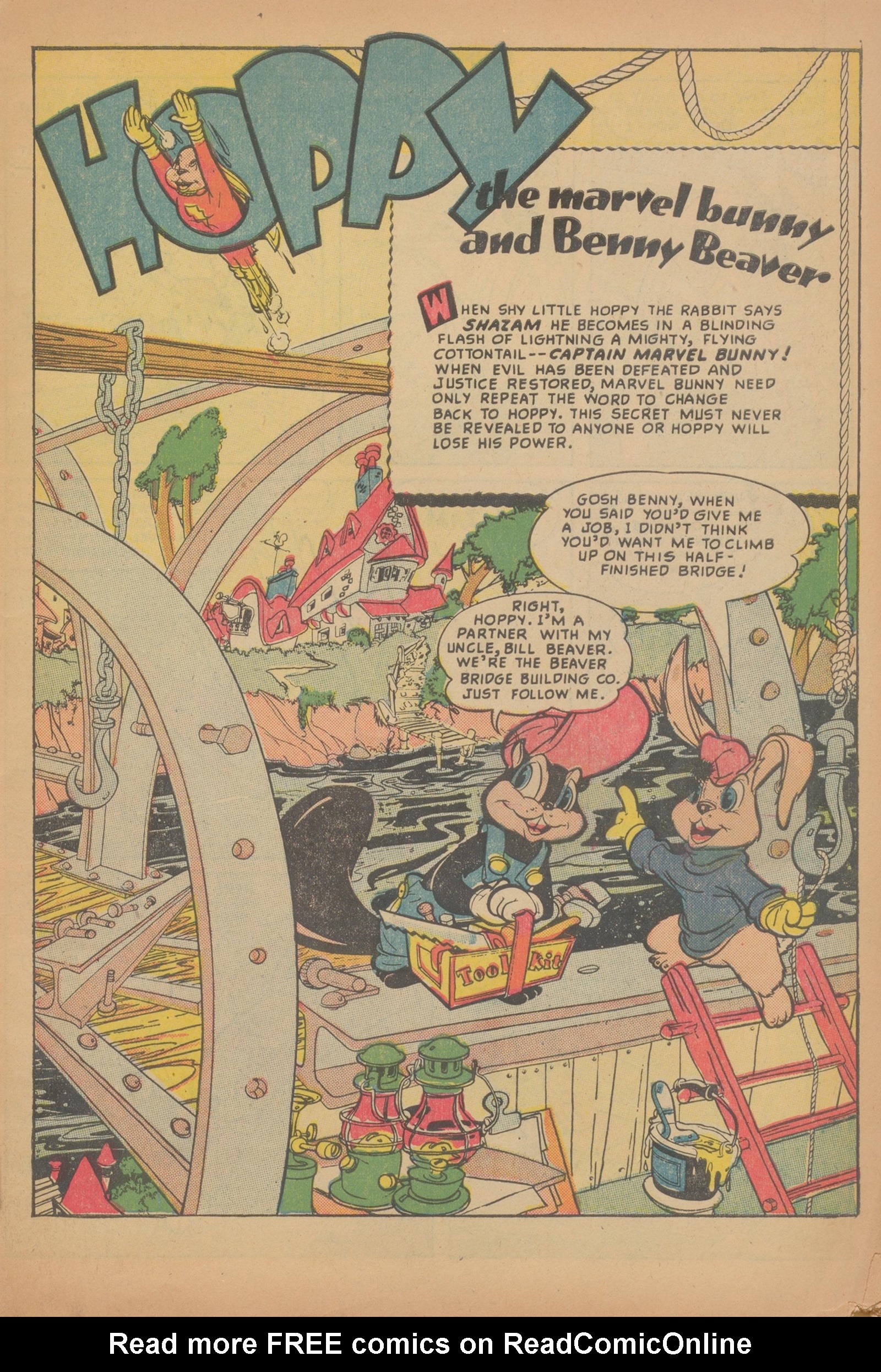 Read online Fawcett's Funny Animals comic -  Issue #64 - 3