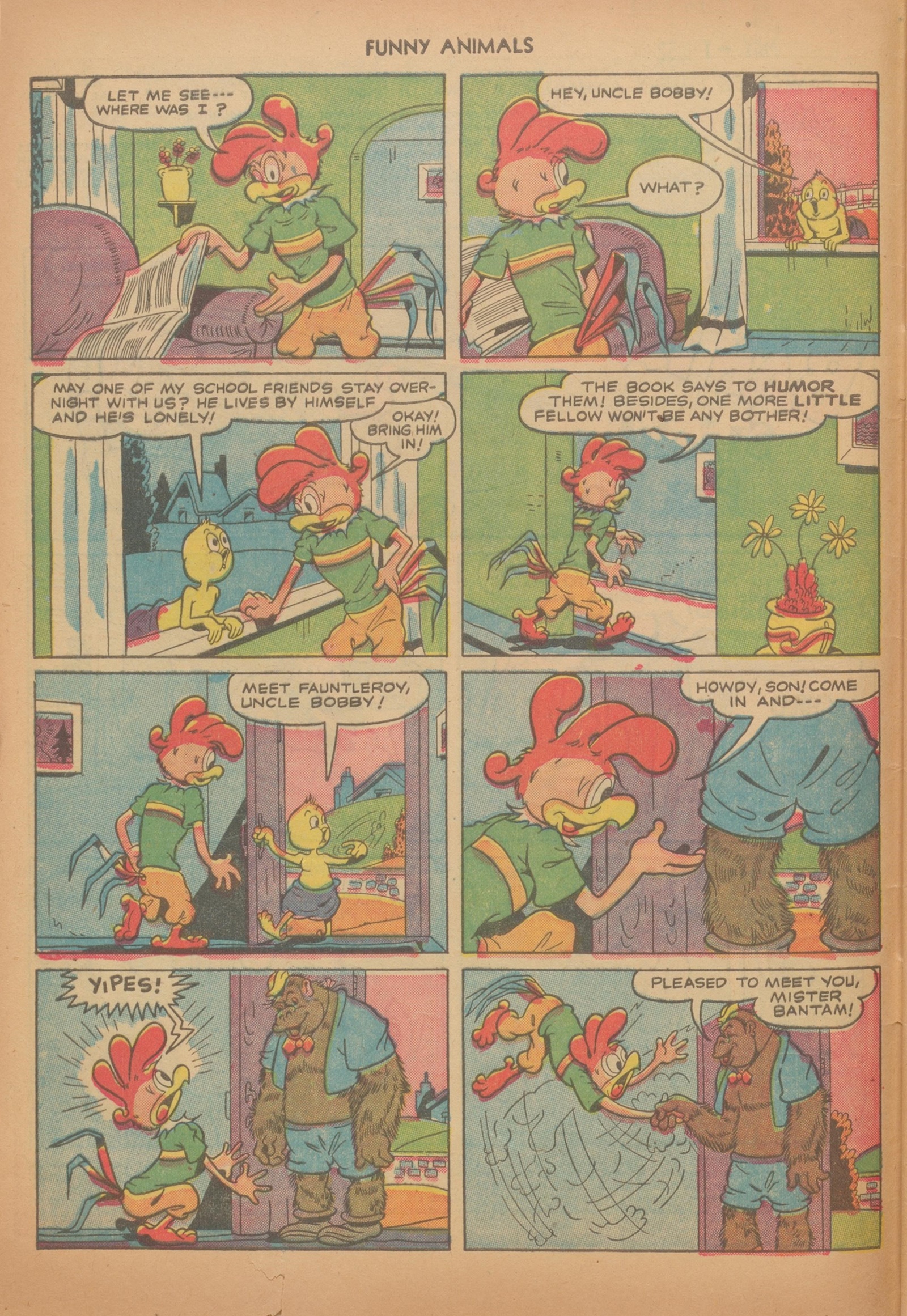 Read online Fawcett's Funny Animals comic -  Issue #76 - 4