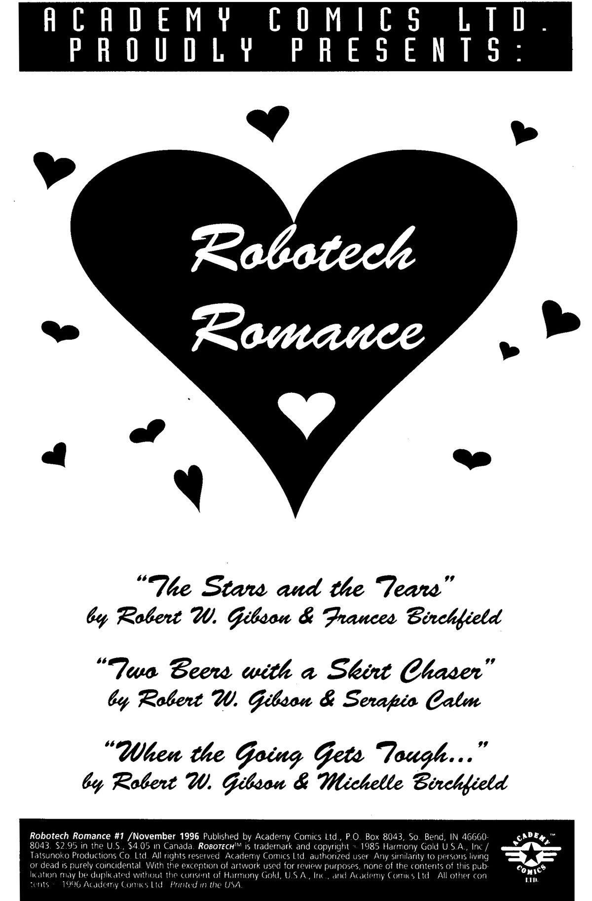 Read online Robotech: Romance comic -  Issue # Full - 2