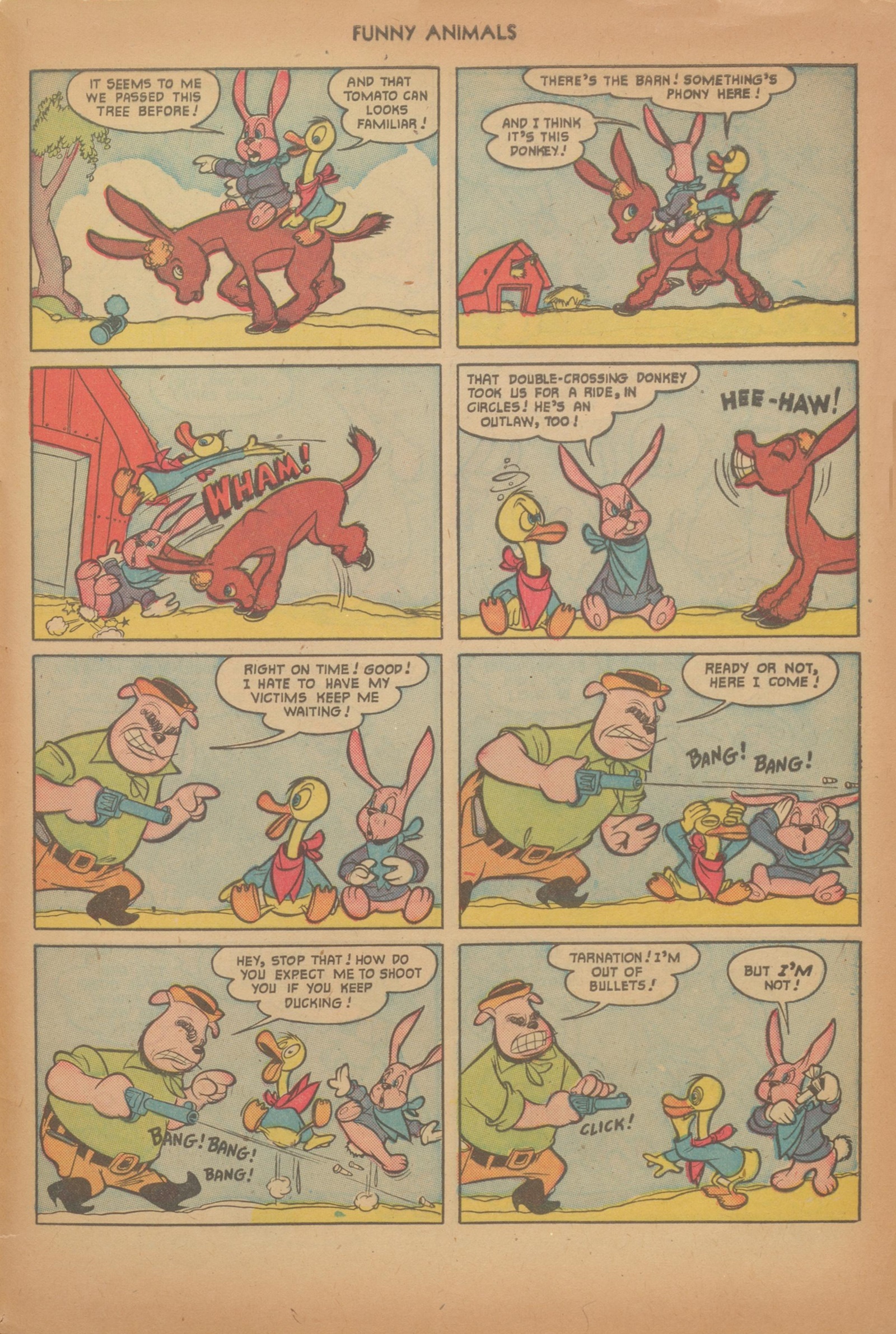 Read online Fawcett's Funny Animals comic -  Issue #72 - 33