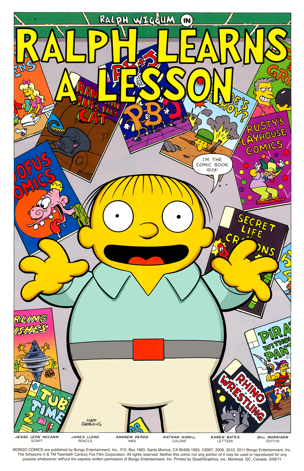 Read online Bongo Comics Free-For-All! comic -  Issue #2011 - 2