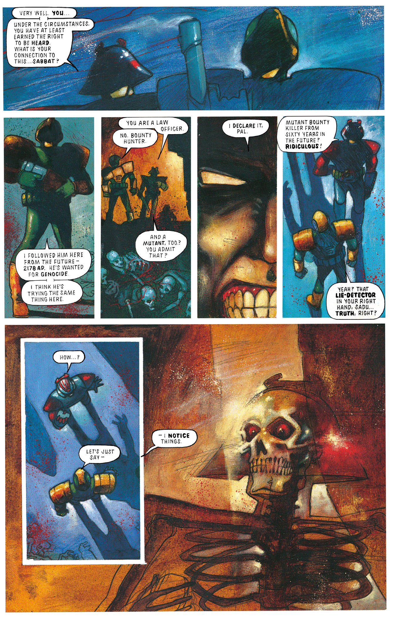 Read online Essential Judge Dredd: Judgement Day comic -  Issue # TPB - 68