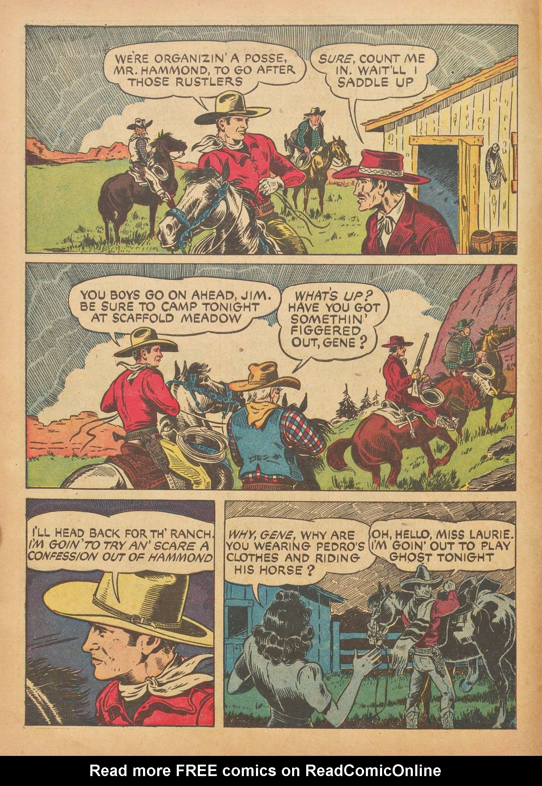 Read online Gene Autry Comics comic -  Issue #2 - 16