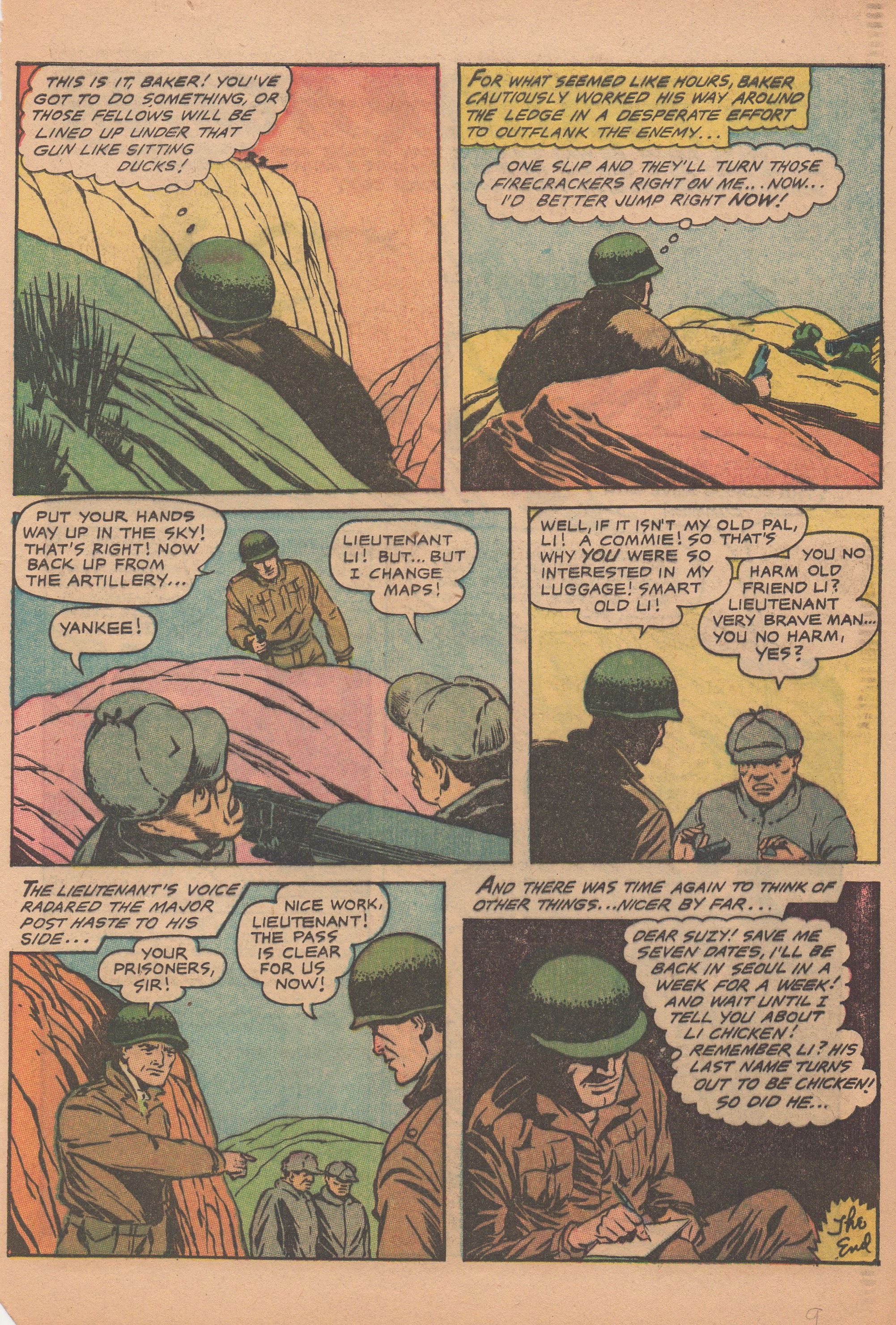 Read online Men in Action (1957) comic -  Issue #6 - 9