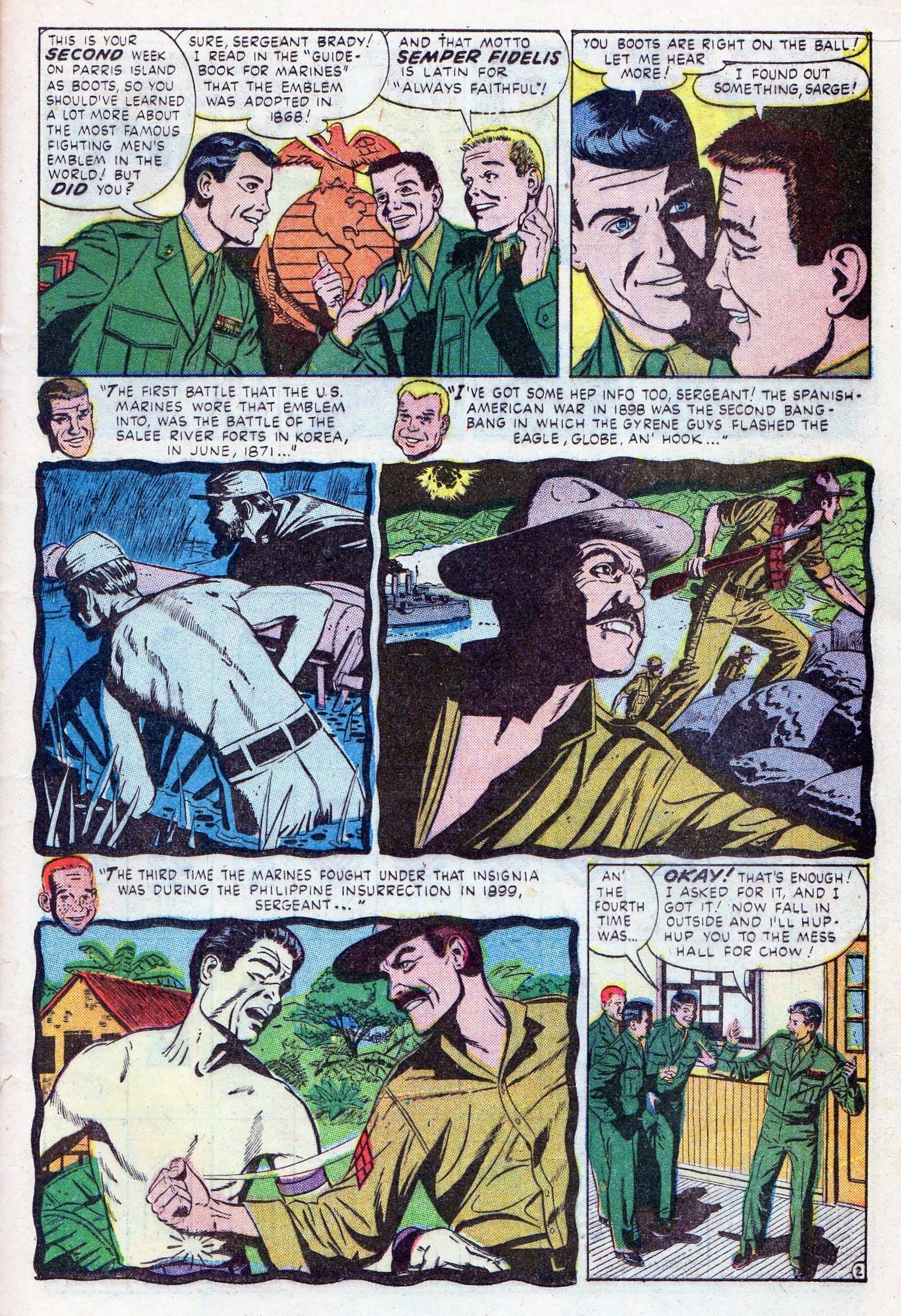 Read online Marines in Action comic -  Issue #3 - 20