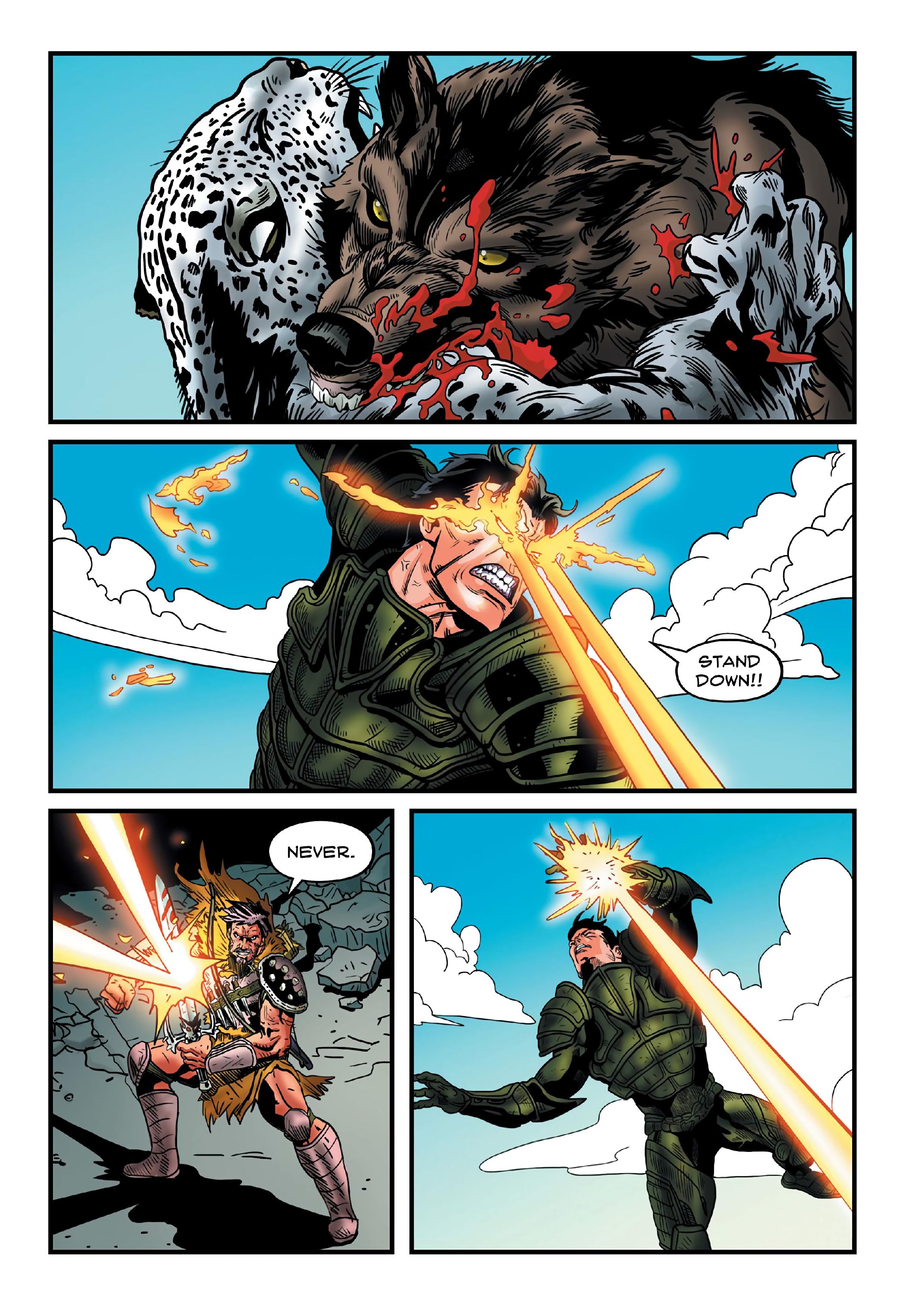 Read online Dinosaur Warrior comic -  Issue # TPB - 50