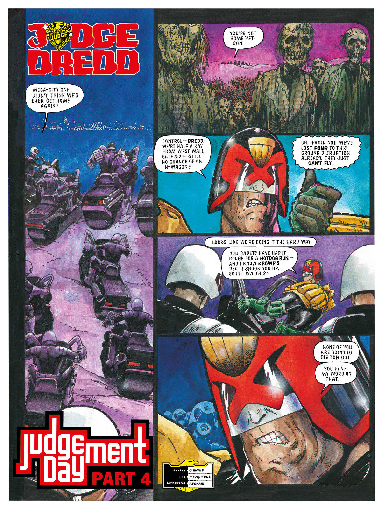 Read online Essential Judge Dredd: Judgement Day comic -  Issue # TPB - 28