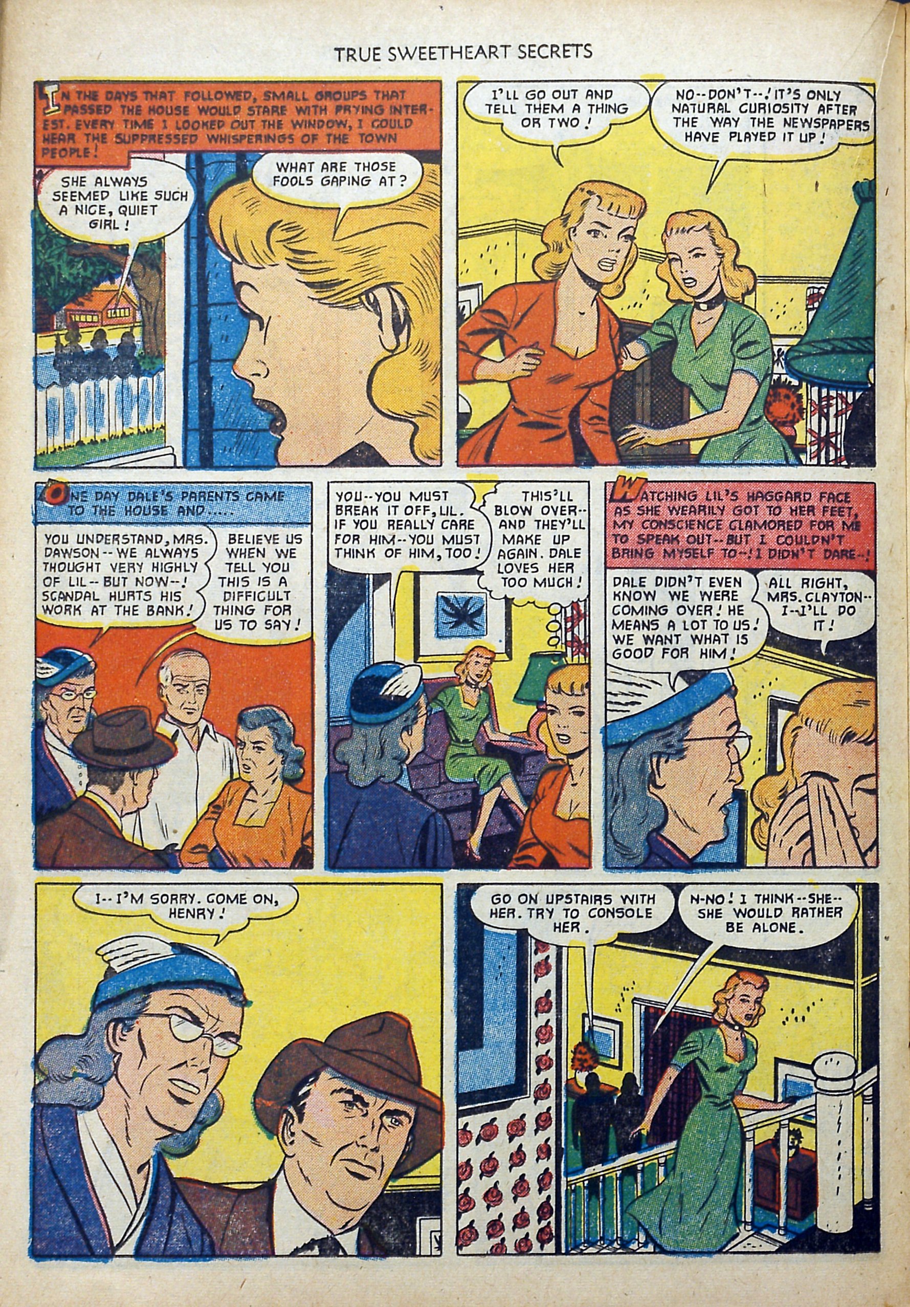 Read online True Sweetheart Secrets comic -  Issue #5 - 20