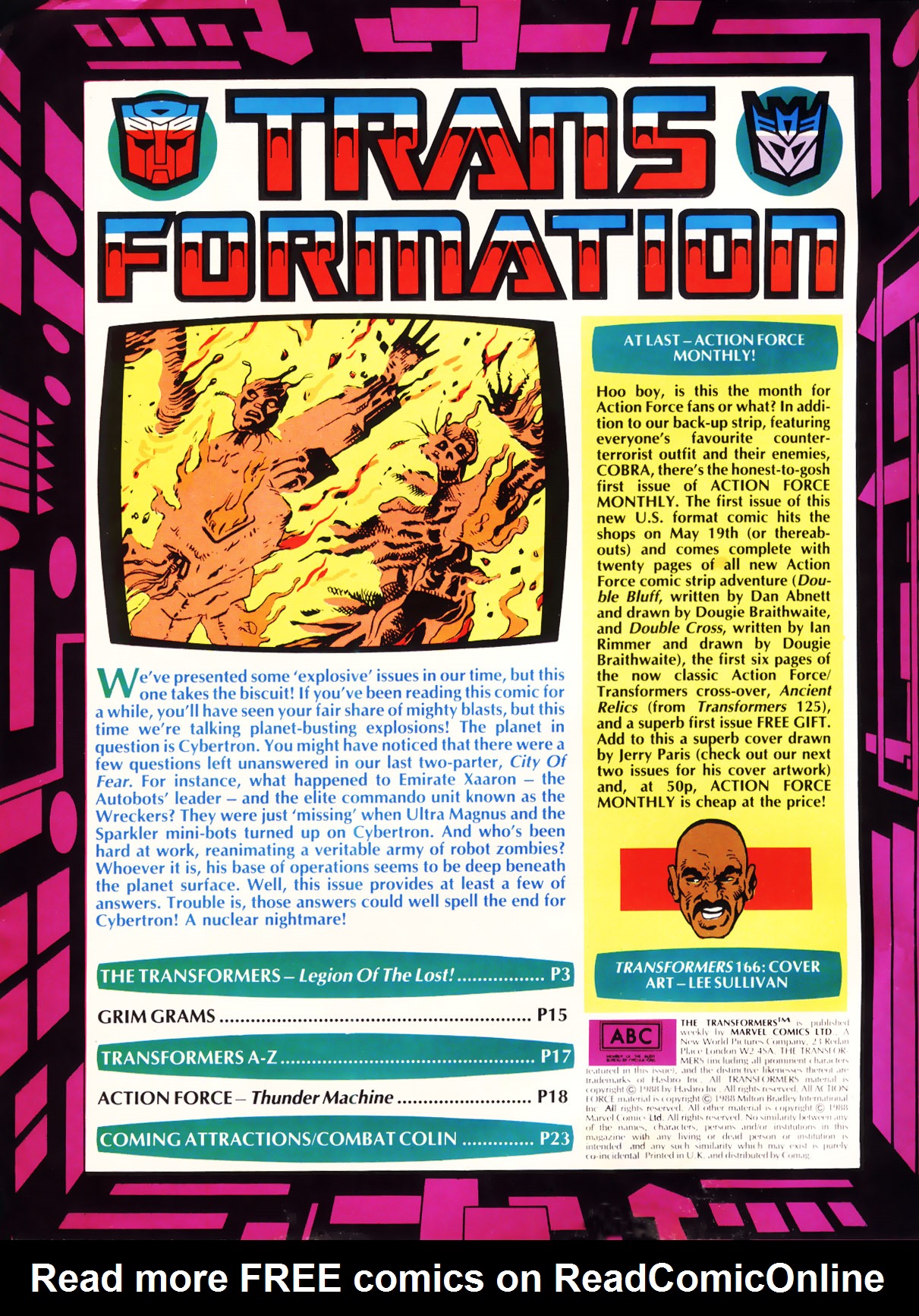 Read online The Transformers (UK) comic -  Issue #166 - 2