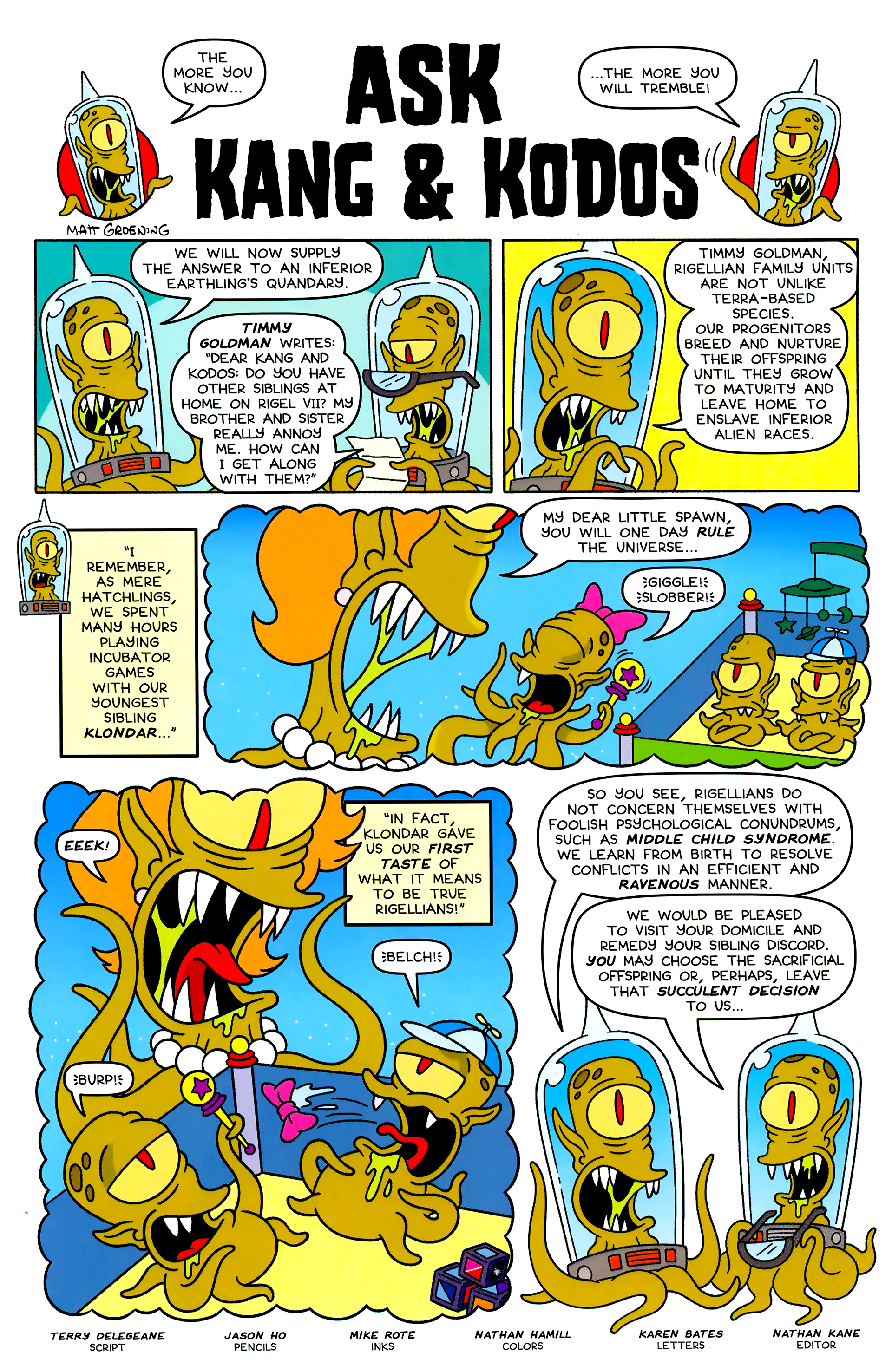 Read online Bongo Comics Free-For-All! comic -  Issue #2015 - 3