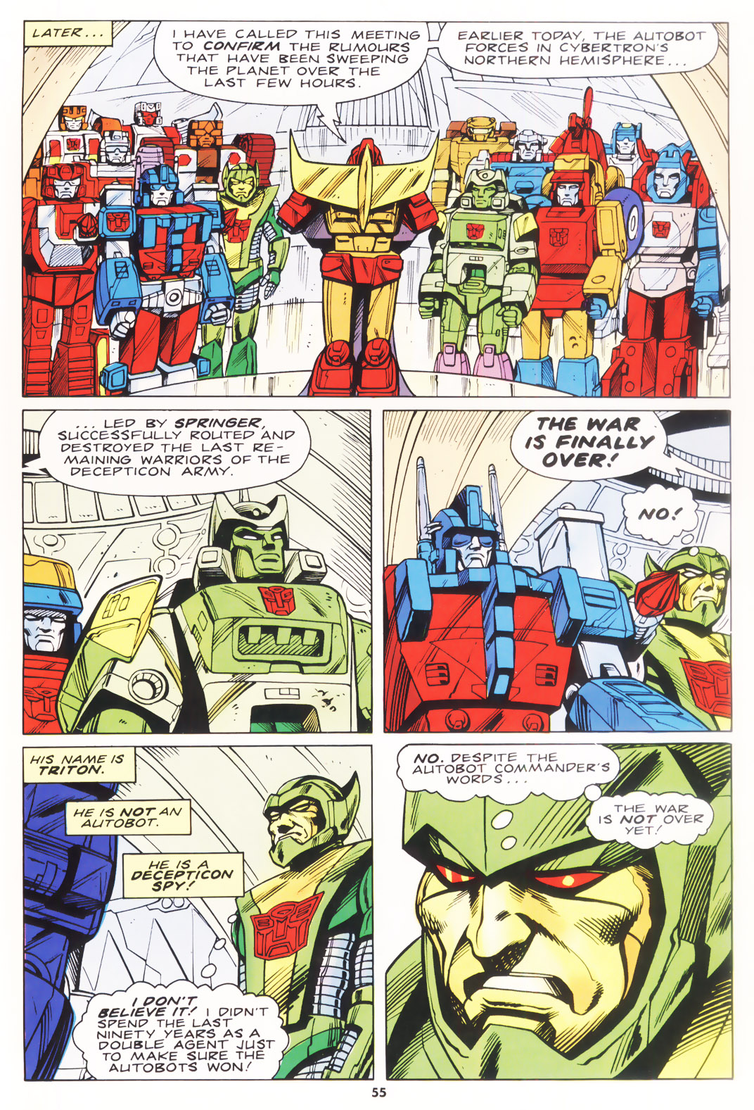 Read online The Transformers Annual comic -  Issue #1988 - 53
