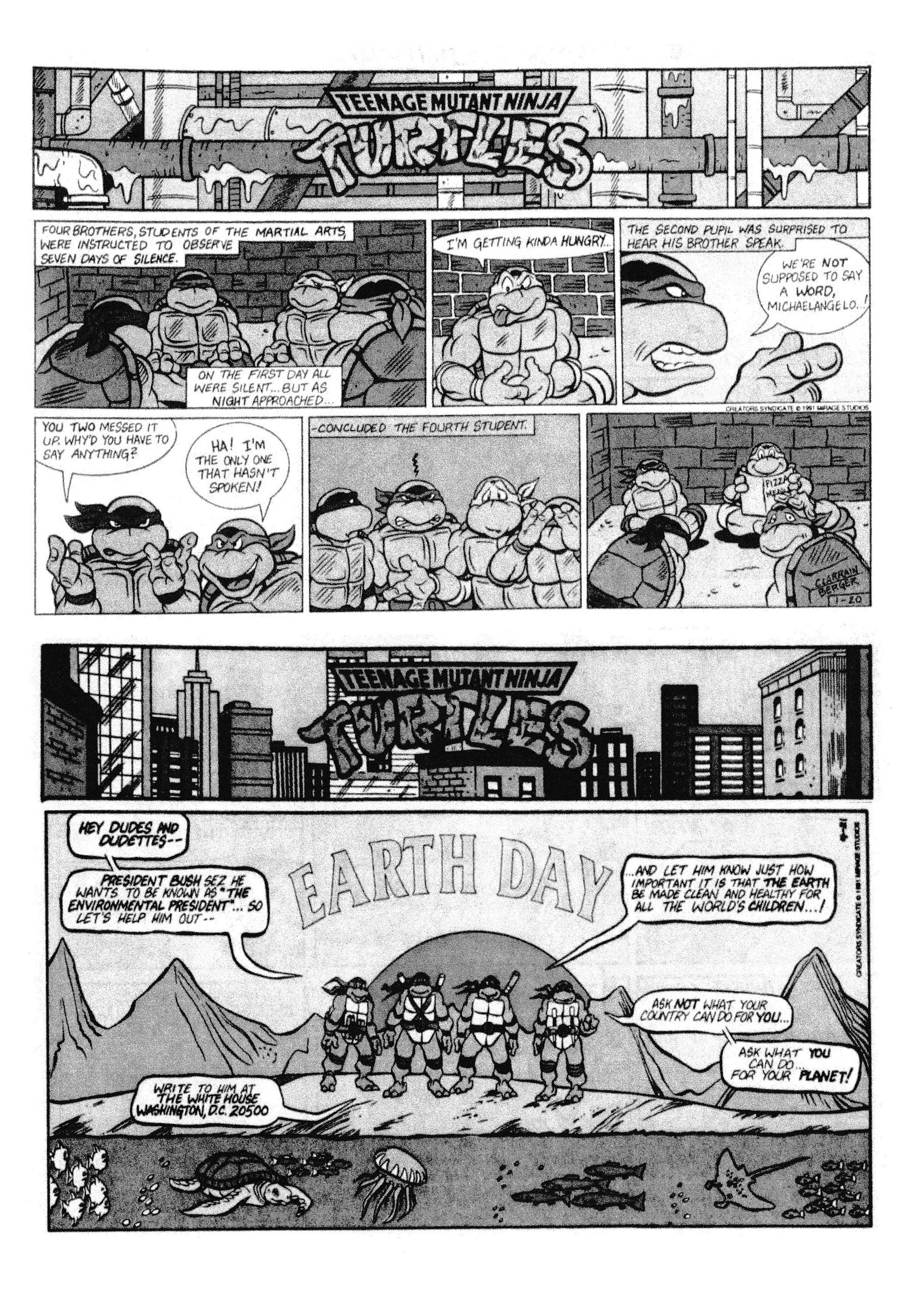 Read online Teenage Mutant Ninja Turtles: Complete Newspaper Daily Comic Strip Collection comic -  Issue # TPB 2 (Part 1) - 73