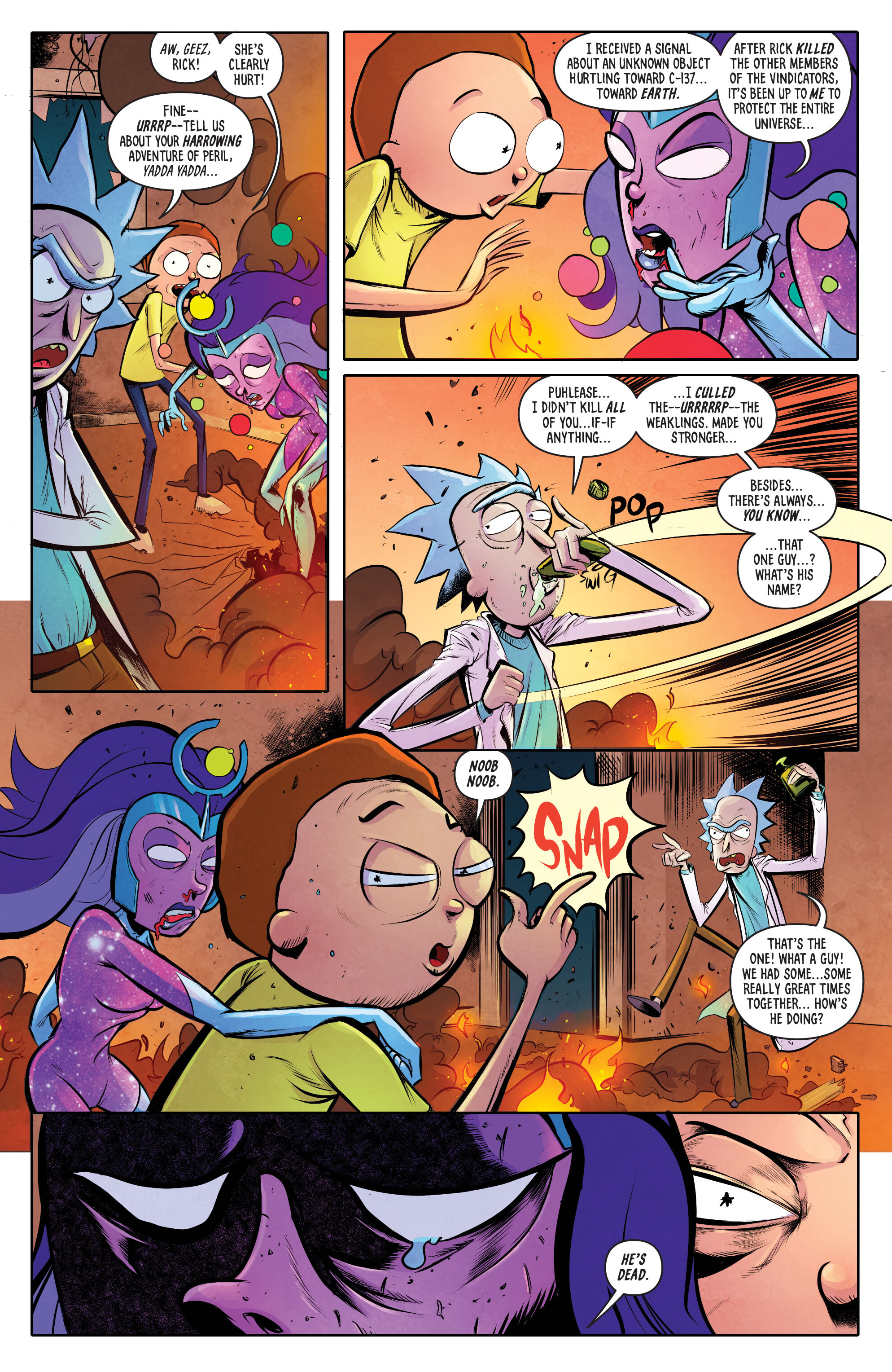 Read online Rick and Morty: Crisis on C-137 comic -  Issue # TPB - 16