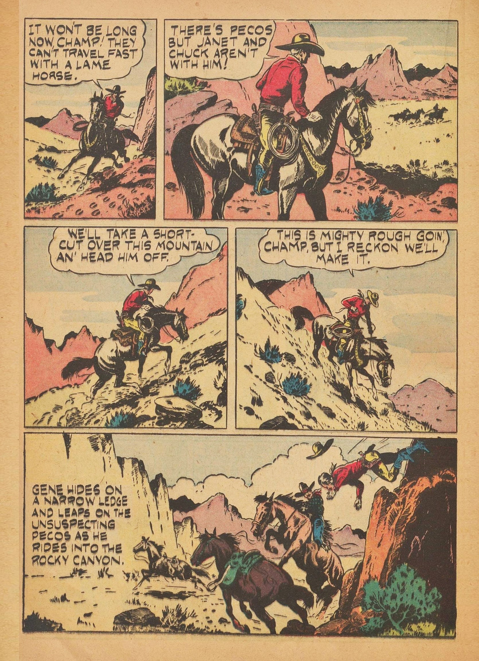 Read online Gene Autry Comics comic -  Issue #3 - 22