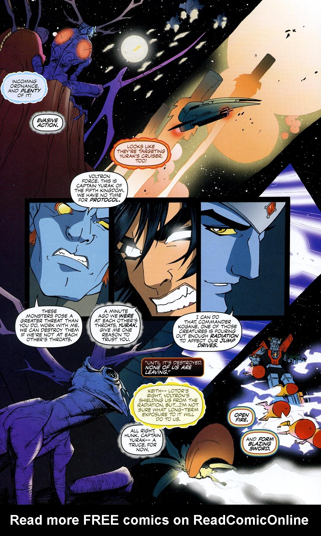 Read online Voltron: Defender of the Universe comic -  Issue #10 - 4