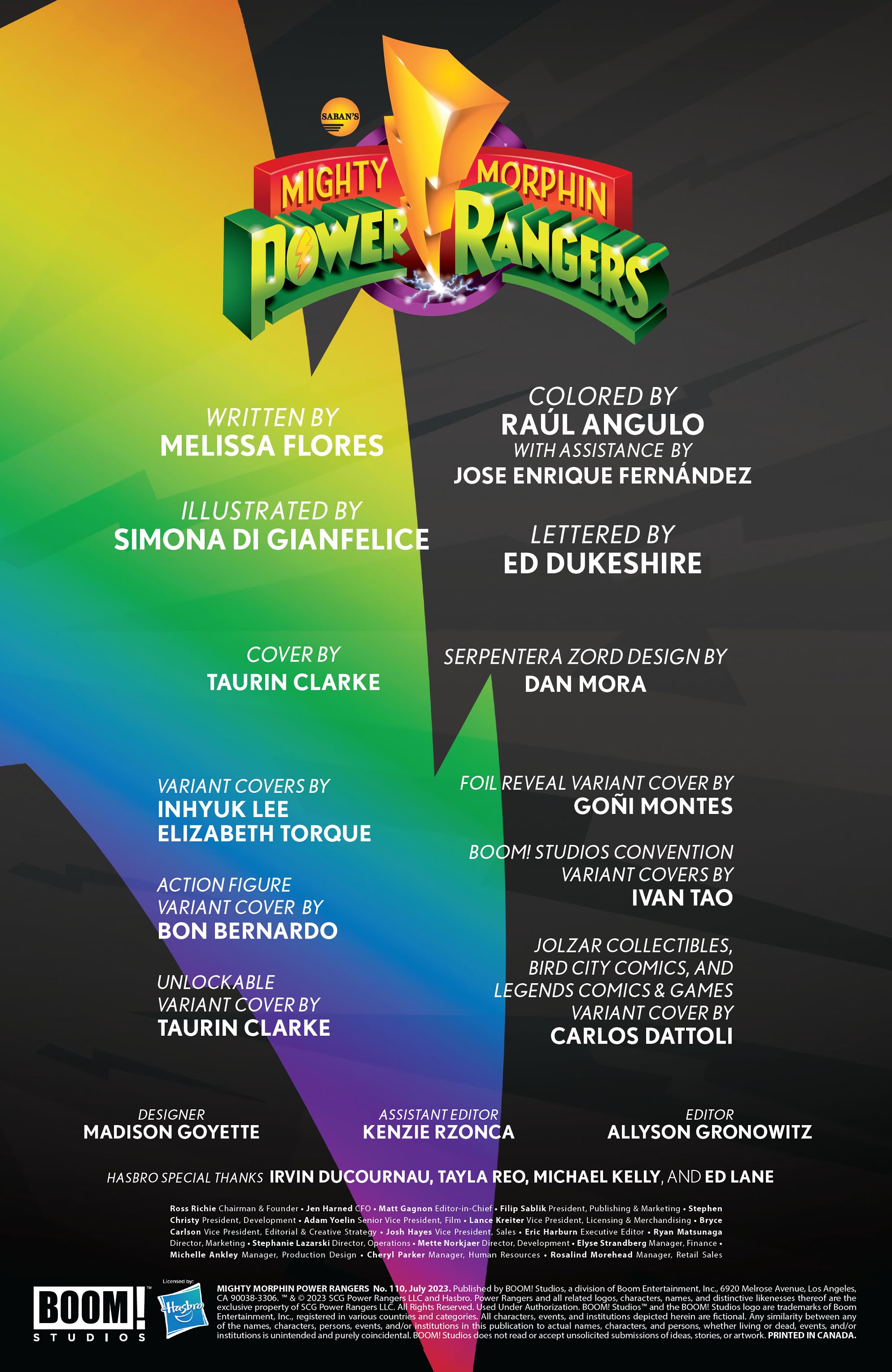 Read online Mighty Morphin Power Rangers comic -  Issue #110 - 3