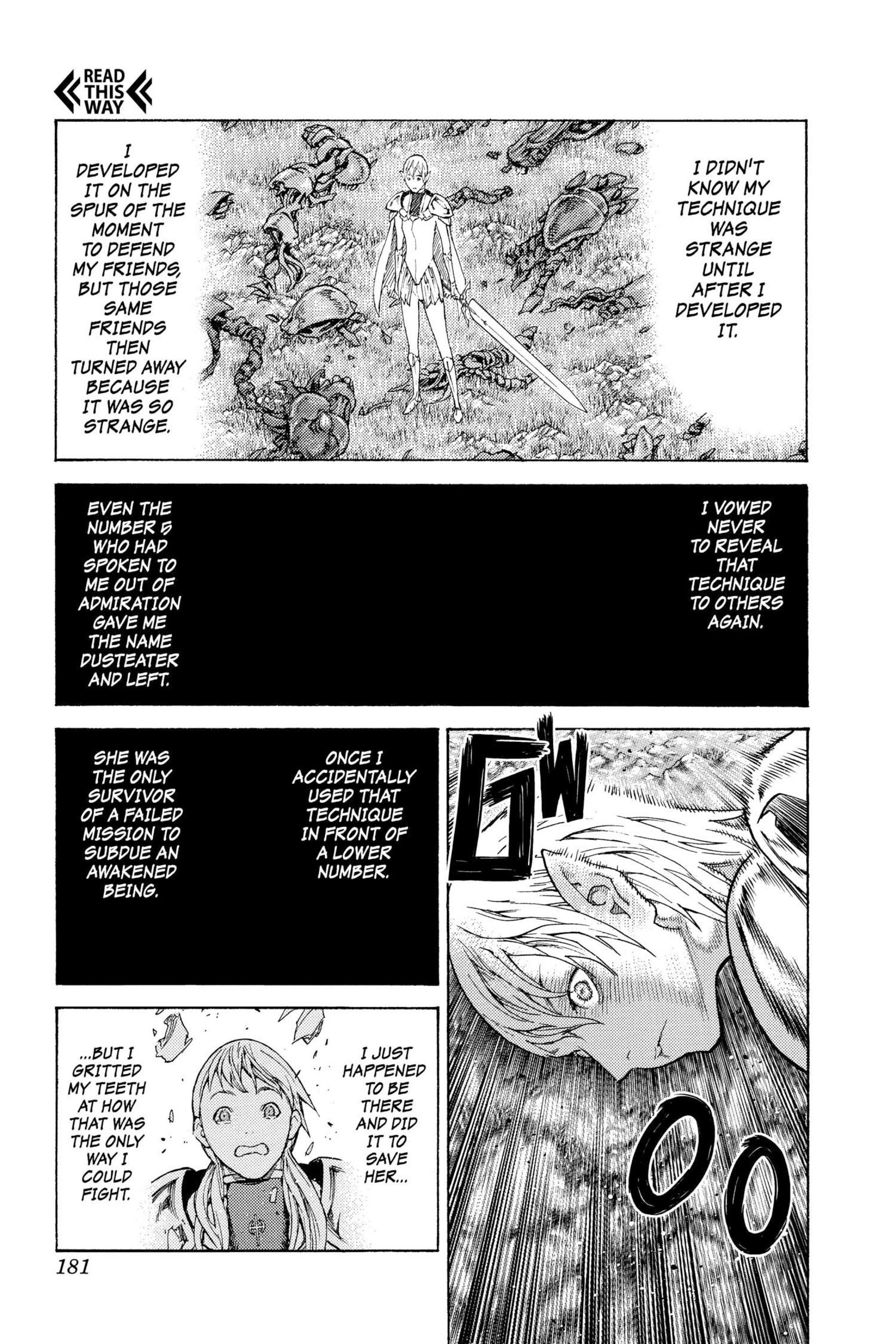 Read online Claymore comic -  Issue #21 - 166