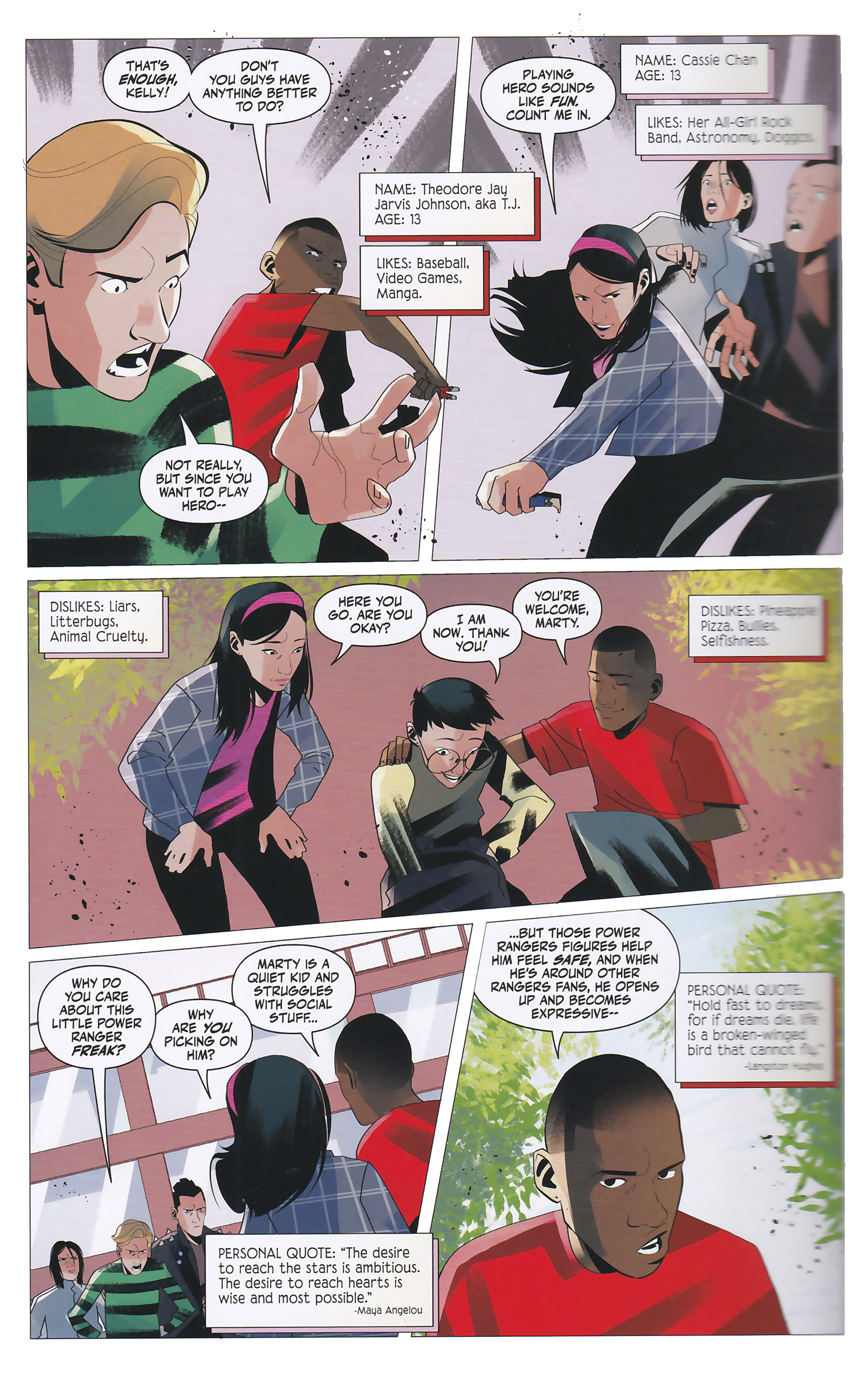 Read online Go Go Power Rangers Deluxe Edition comic -  Issue #2 - 4