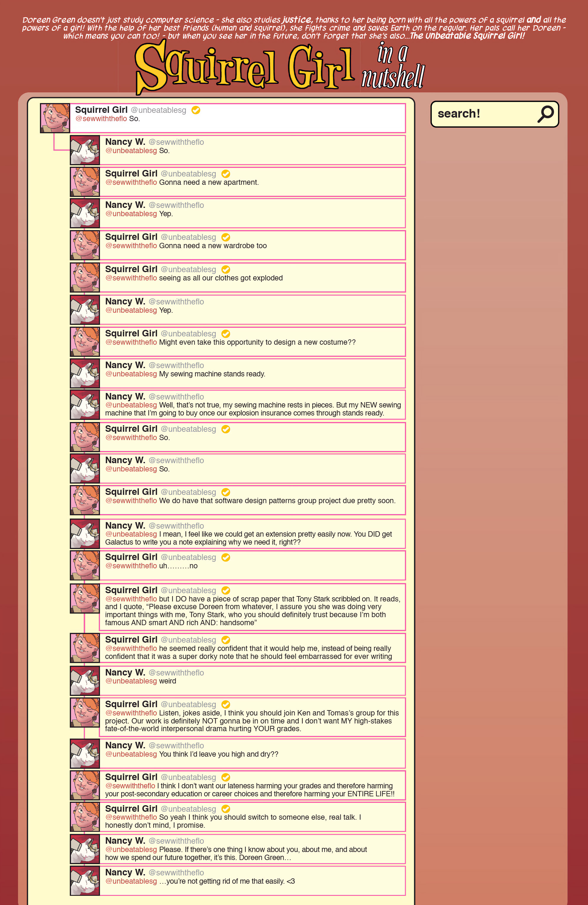 Read online The Unbeatable Squirrel Girl Omnibus comic -  Issue # TPB (Part 16) - 64