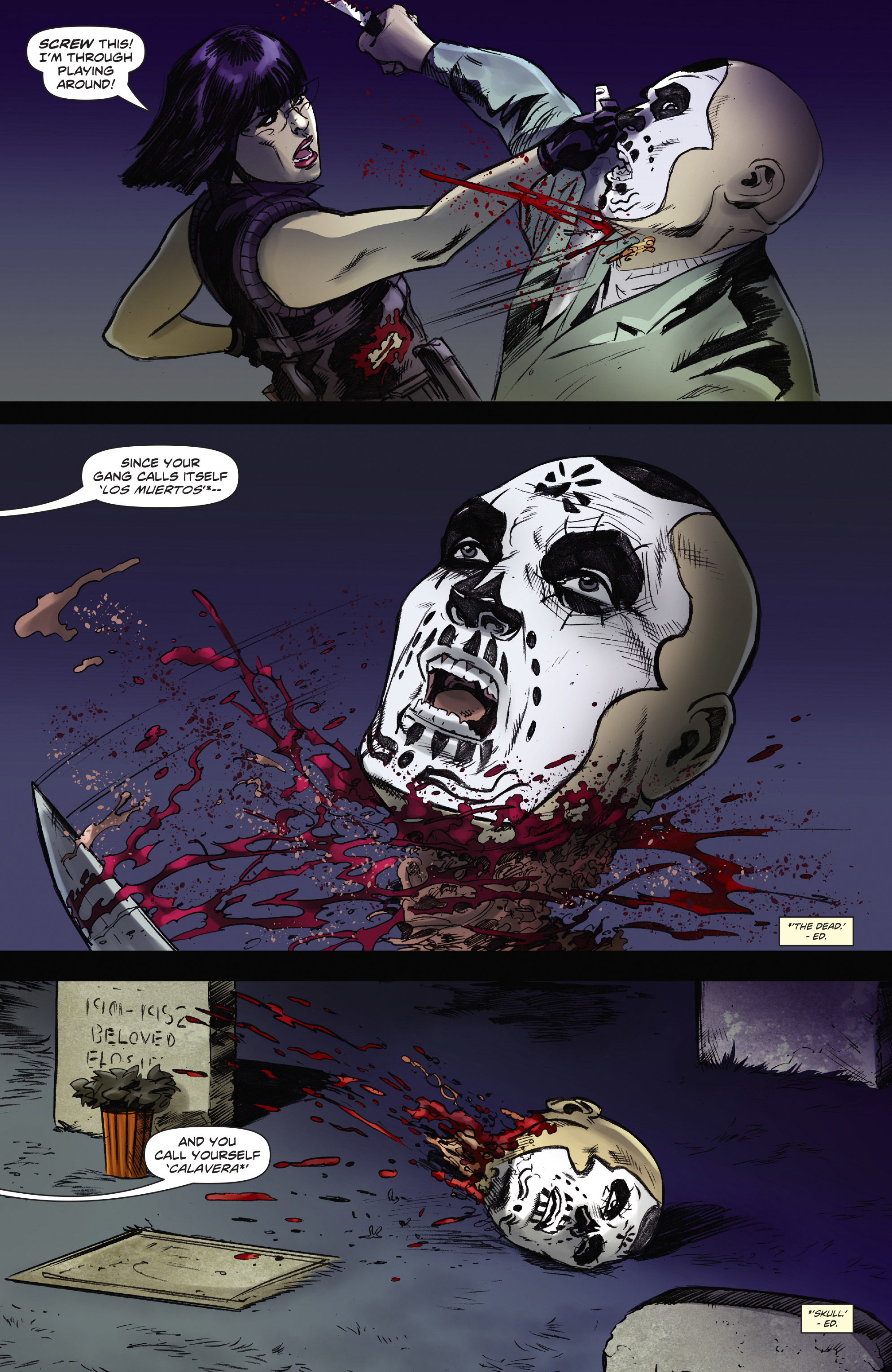 Read online Swords of Sorrow: Vampirella & Jennifer Blood comic -  Issue #3 - 16