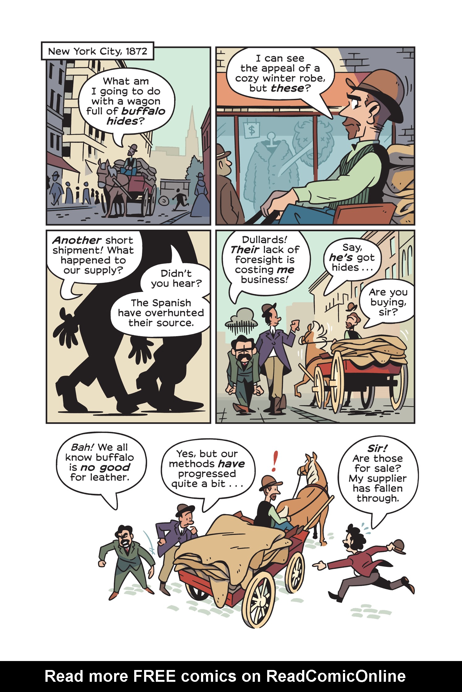Read online History Comics comic -  Issue # The American Bison - The Buffalos Survival Tale - 44