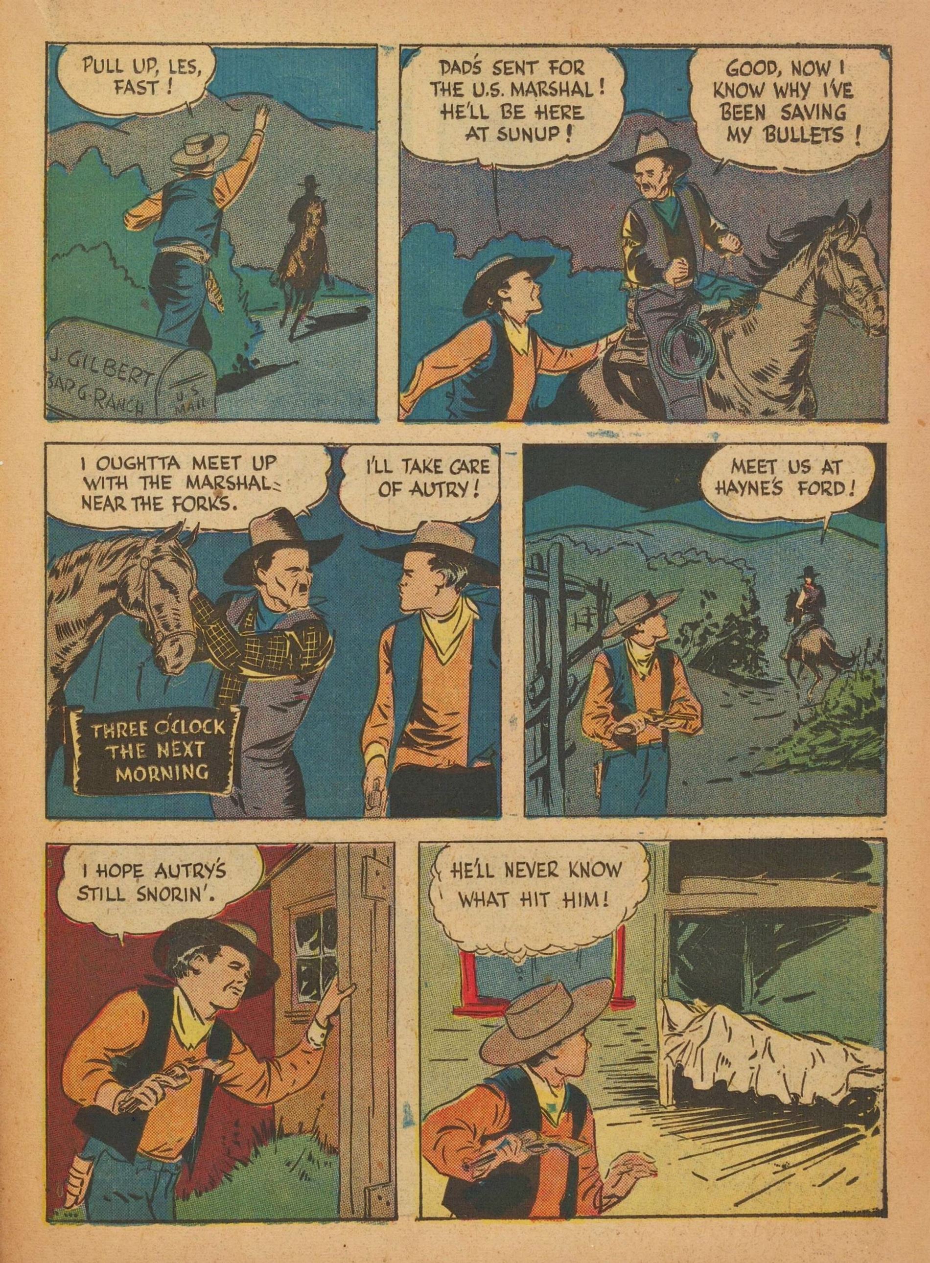 Read online Gene Autry Comics comic -  Issue #7 - 43