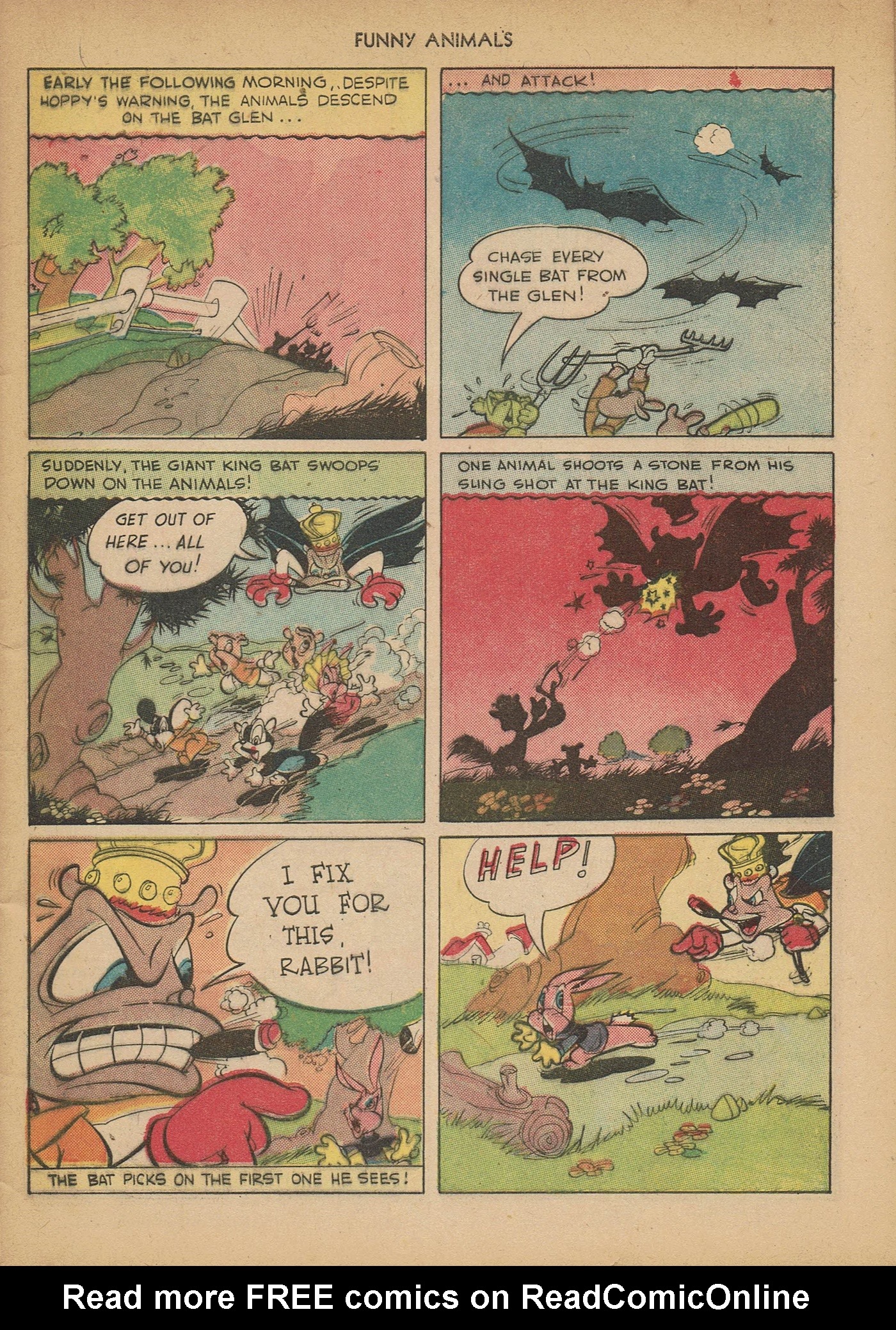 Read online Fawcett's Funny Animals comic -  Issue #14 - 7