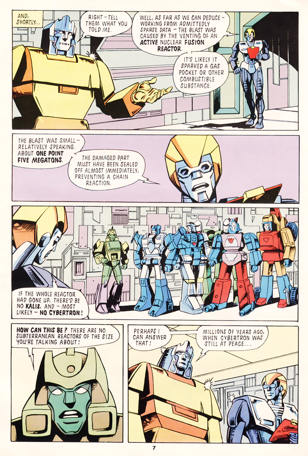 Read online The Transformers (UK) comic -  Issue #166 - 7