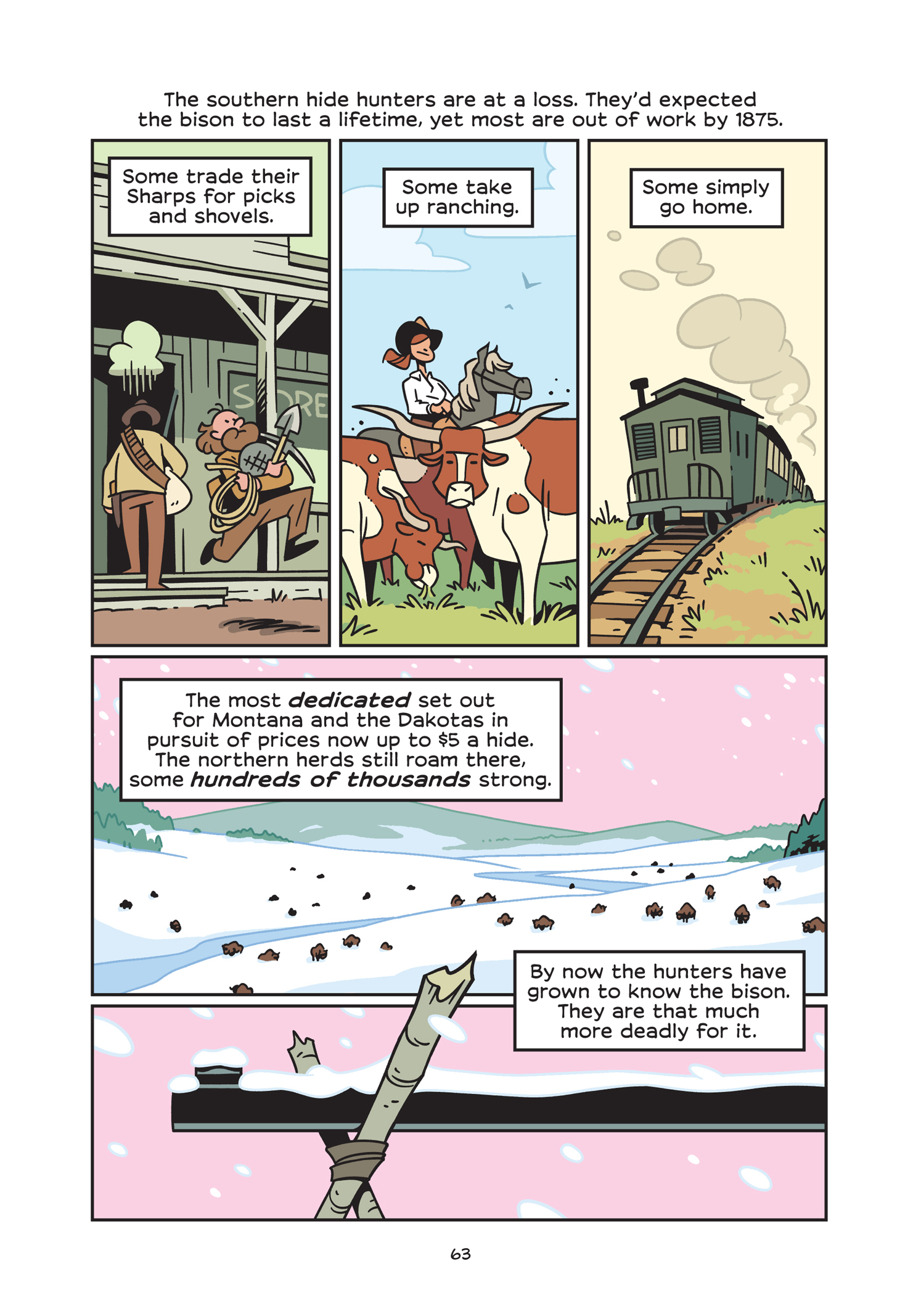Read online History Comics comic -  Issue # The American Bison - The Buffalos Survival Tale - 69