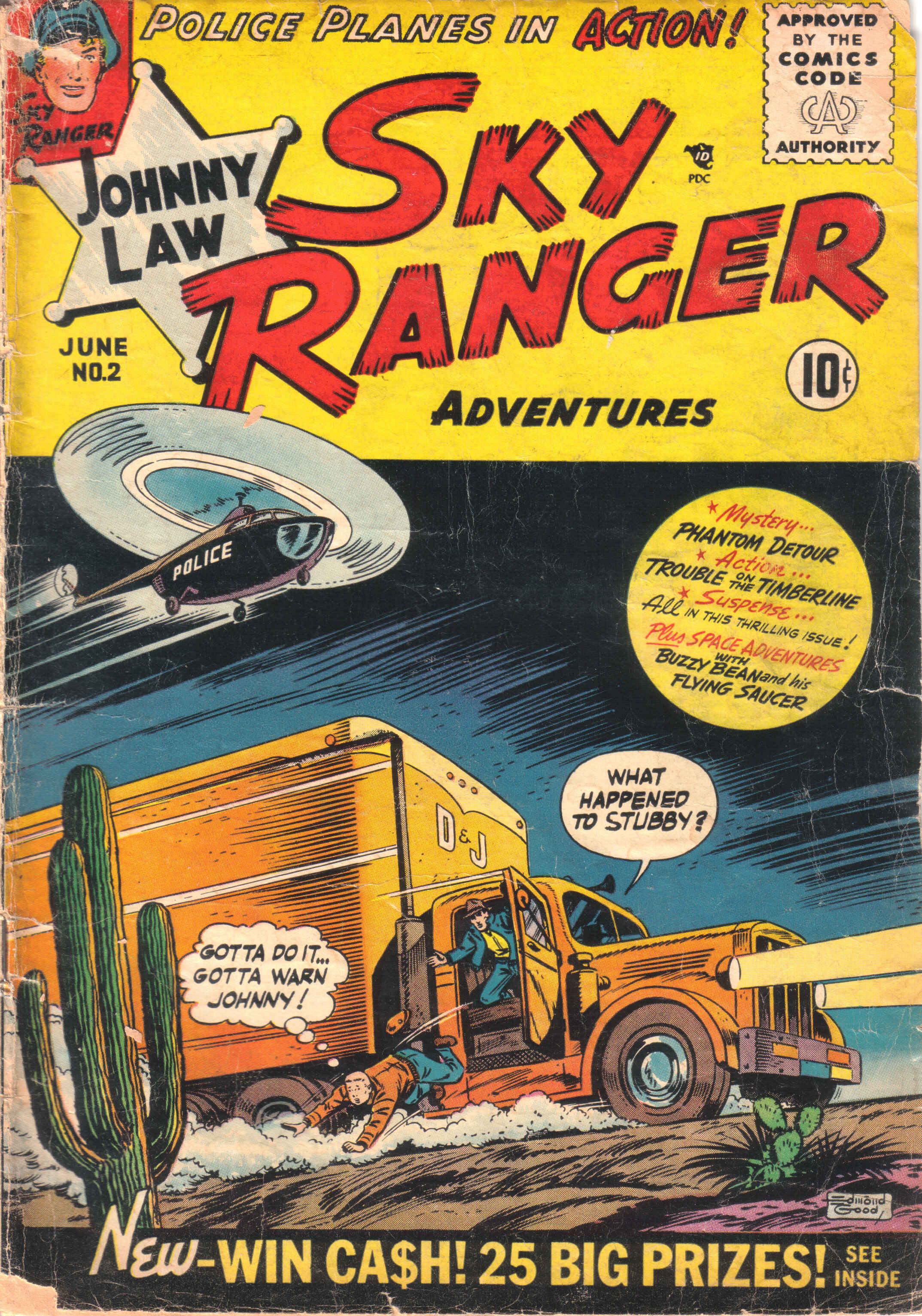 Read online Johnny Law Sky Ranger Adventures comic -  Issue #2 - 1