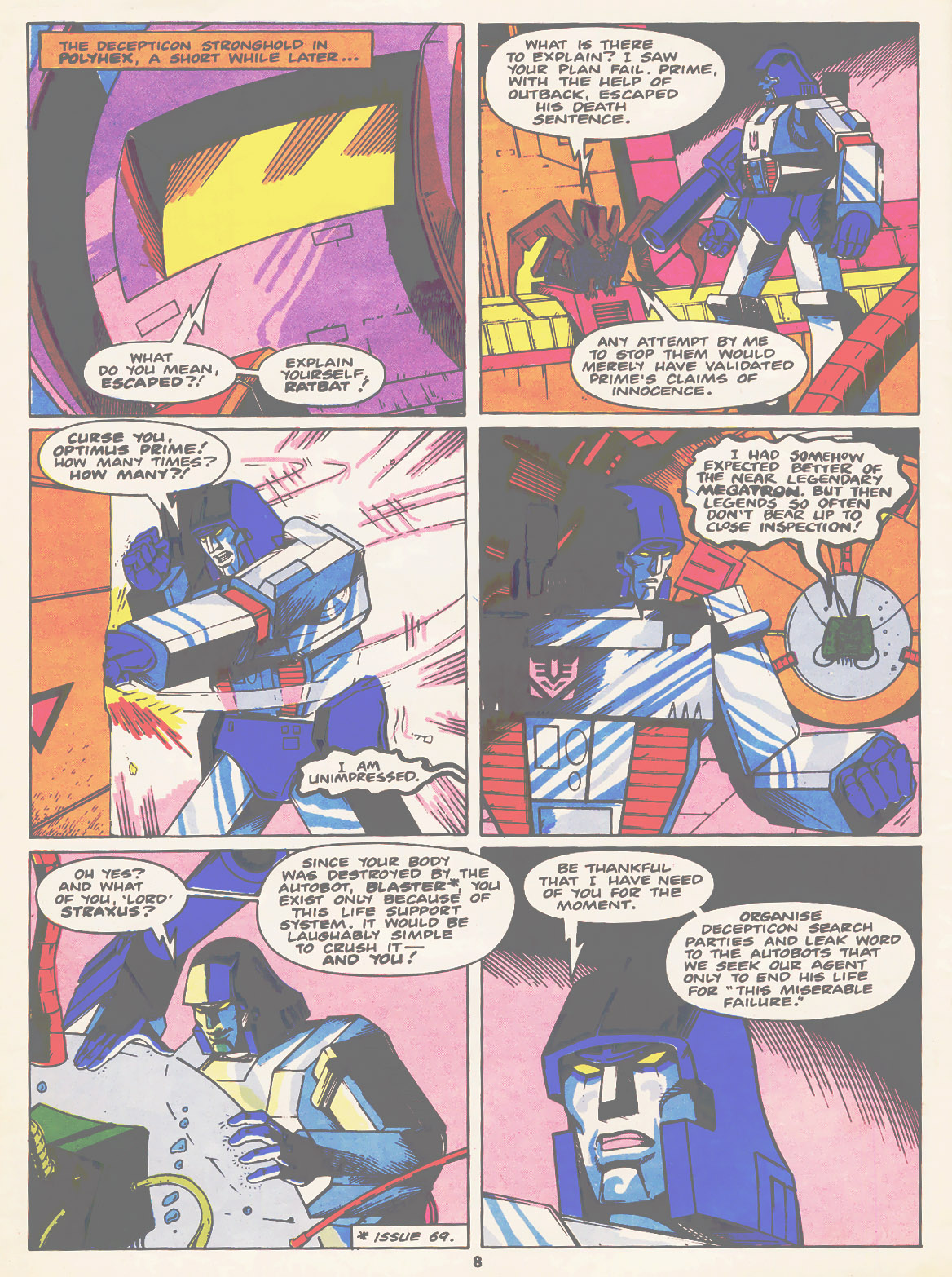 Read online The Transformers (UK) comic -  Issue #99 - 8
