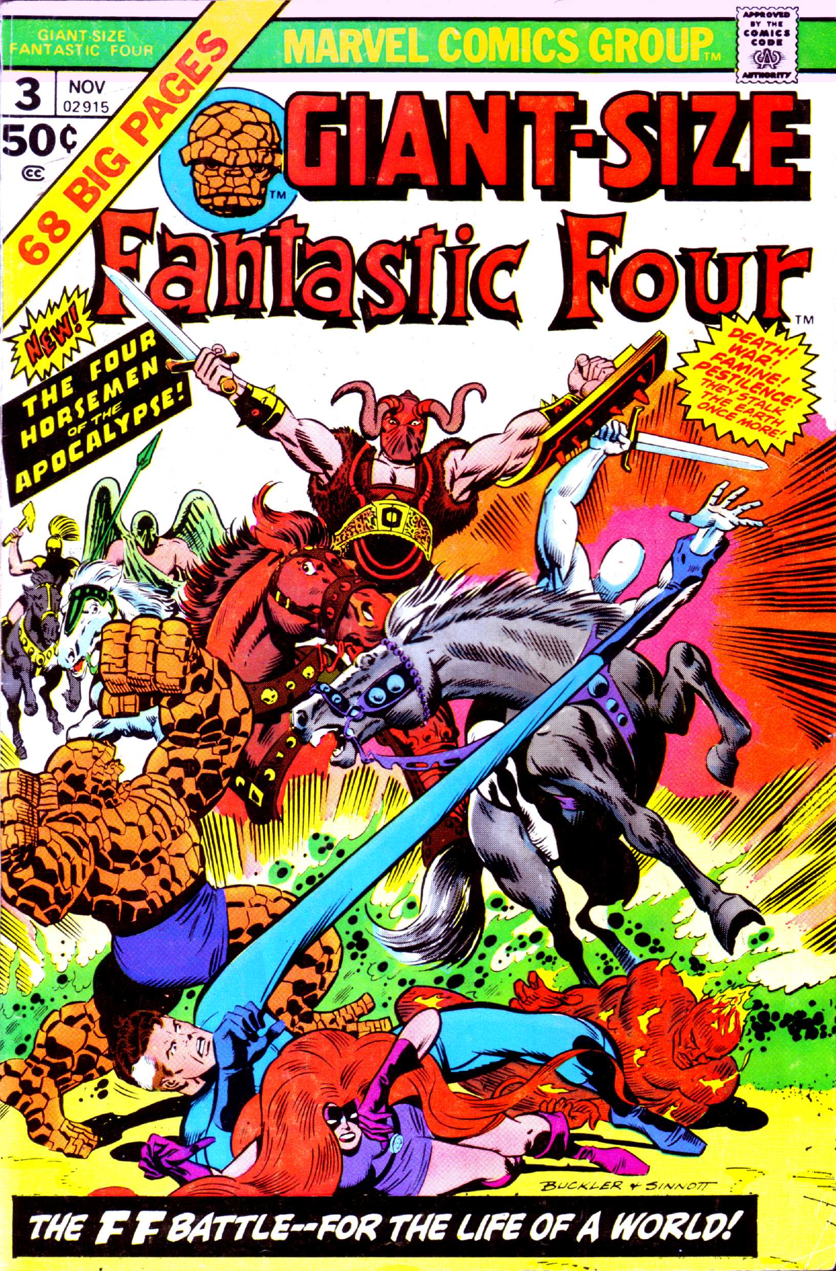 Read online Giant-Size Fantastic Four comic -  Issue #3 - 1