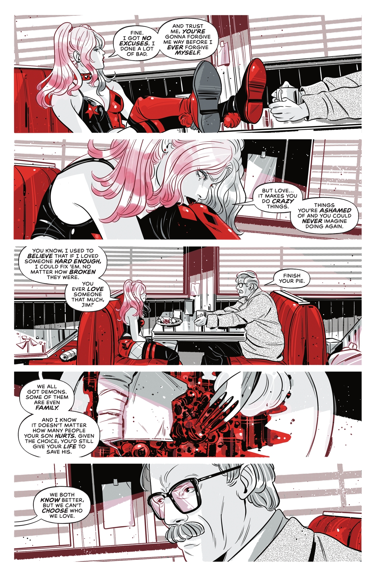 Read online Harley Quinn: Black   White   Redder comic -  Issue #2 - 33
