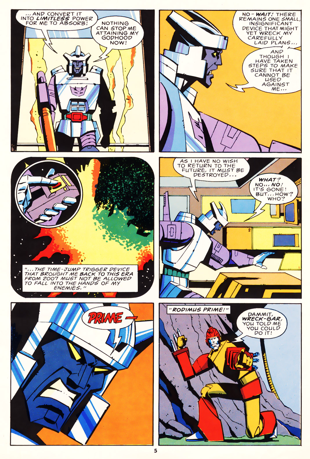 Read online The Transformers (UK) comic -  Issue #120 - 5