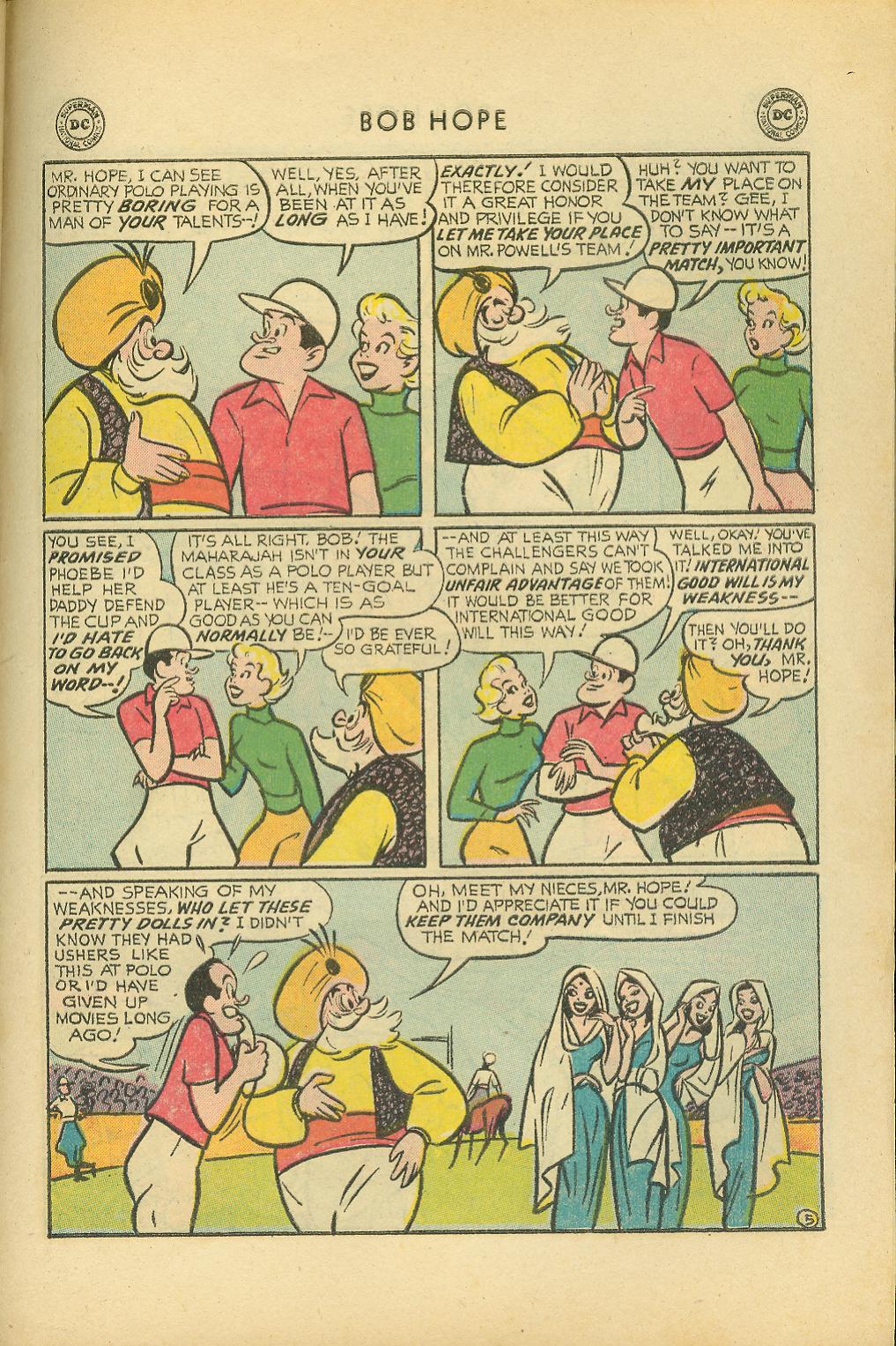 Read online The Adventures of Bob Hope comic -  Issue #39 - 31