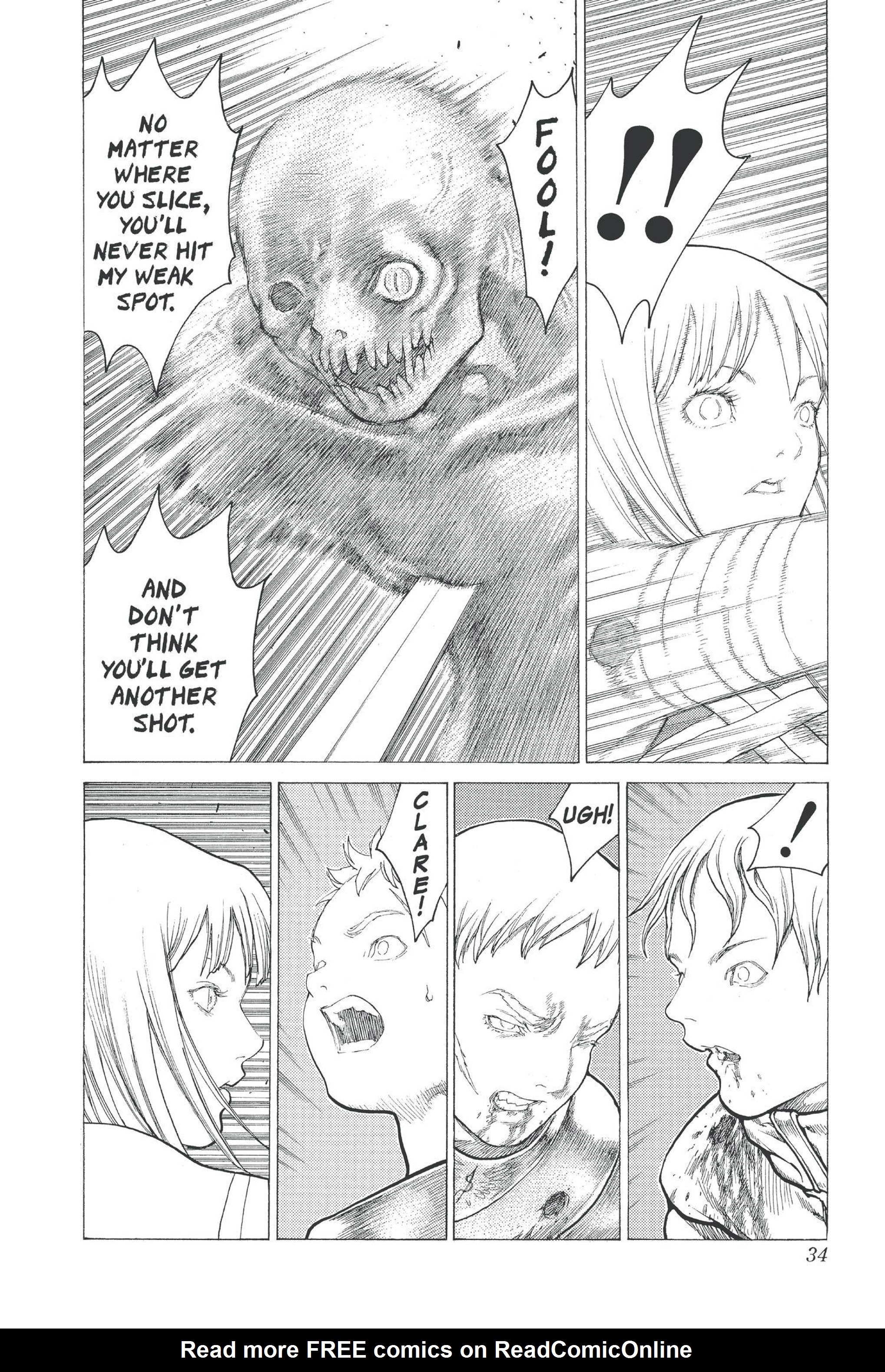 Read online Claymore comic -  Issue #3 - 33