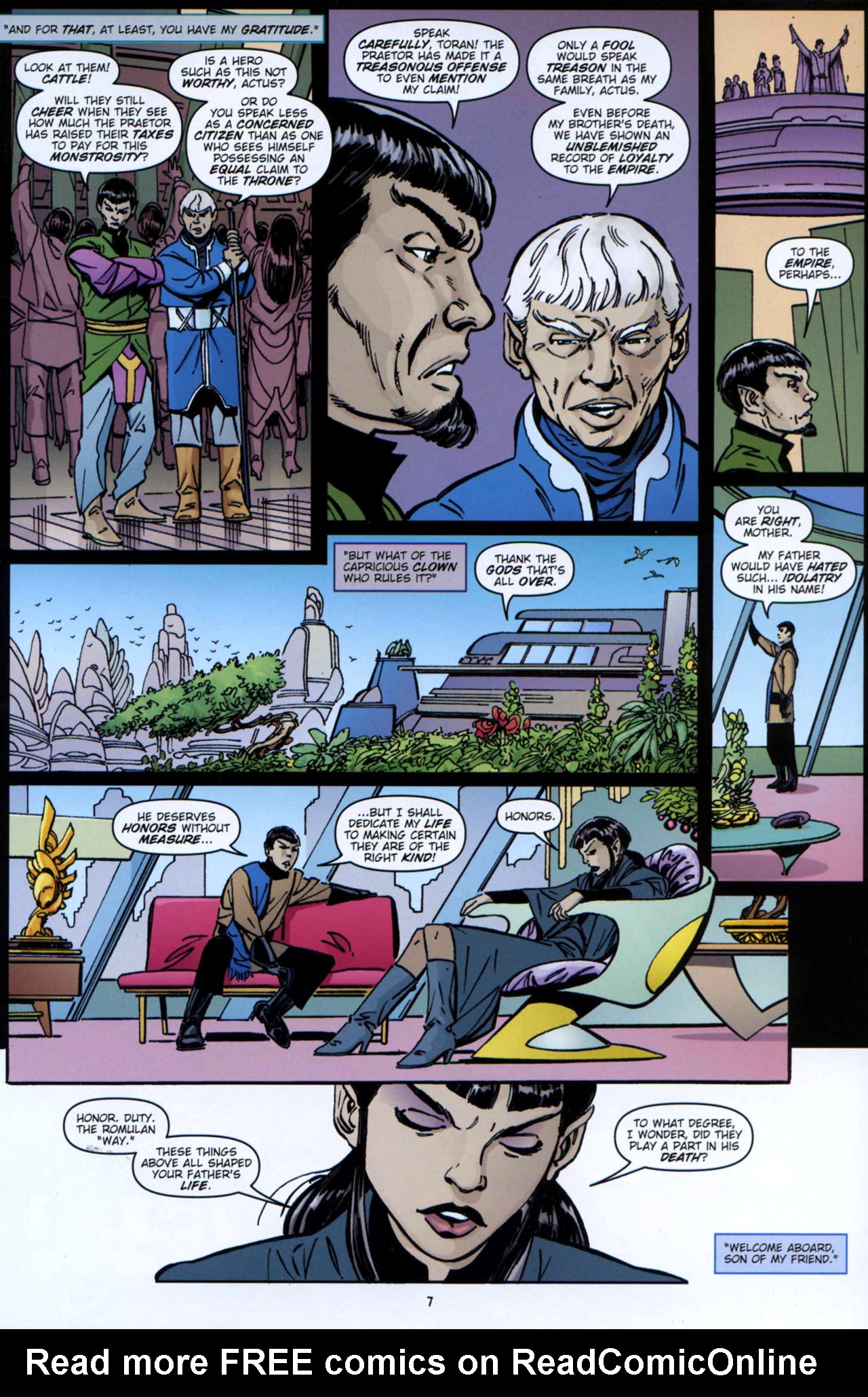 Read online Star Trek: Romulans - The Hollow Crown comic -  Issue #1 - 8