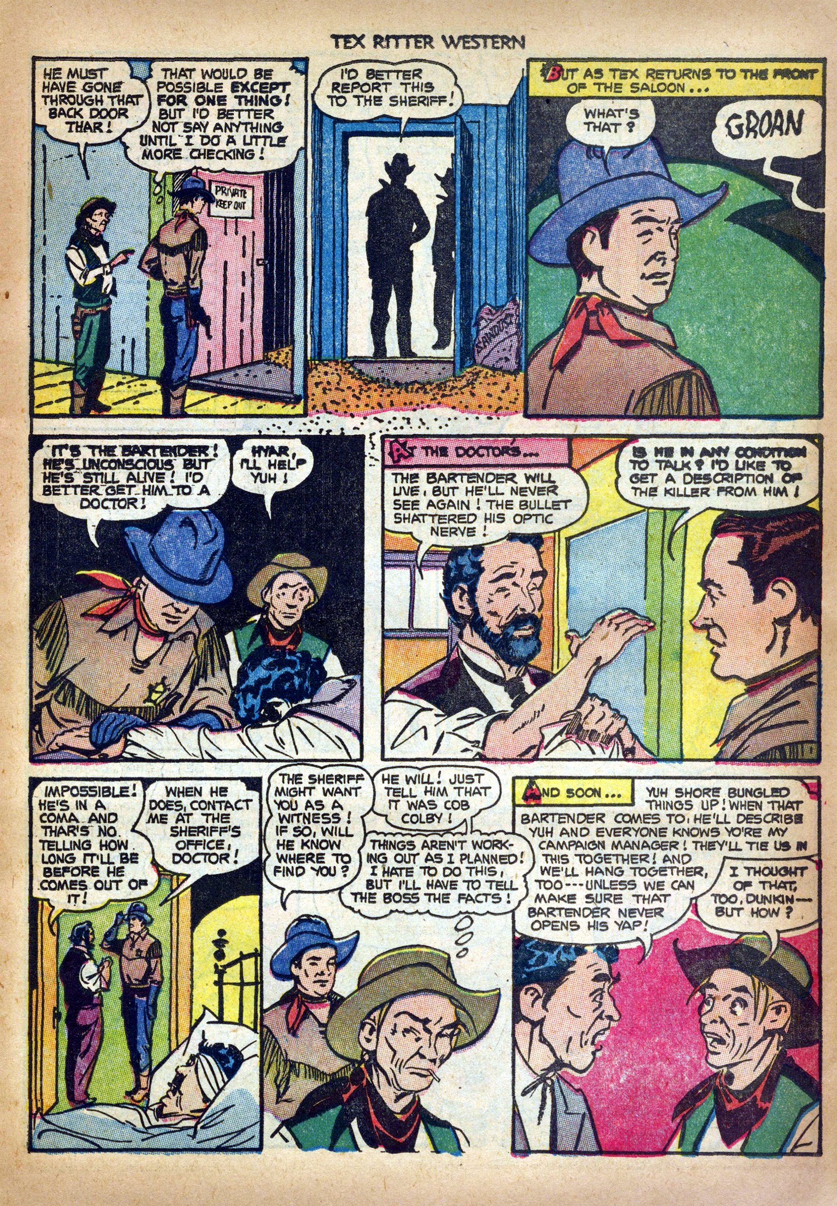 Read online Tex Ritter Western comic -  Issue #19 - 11