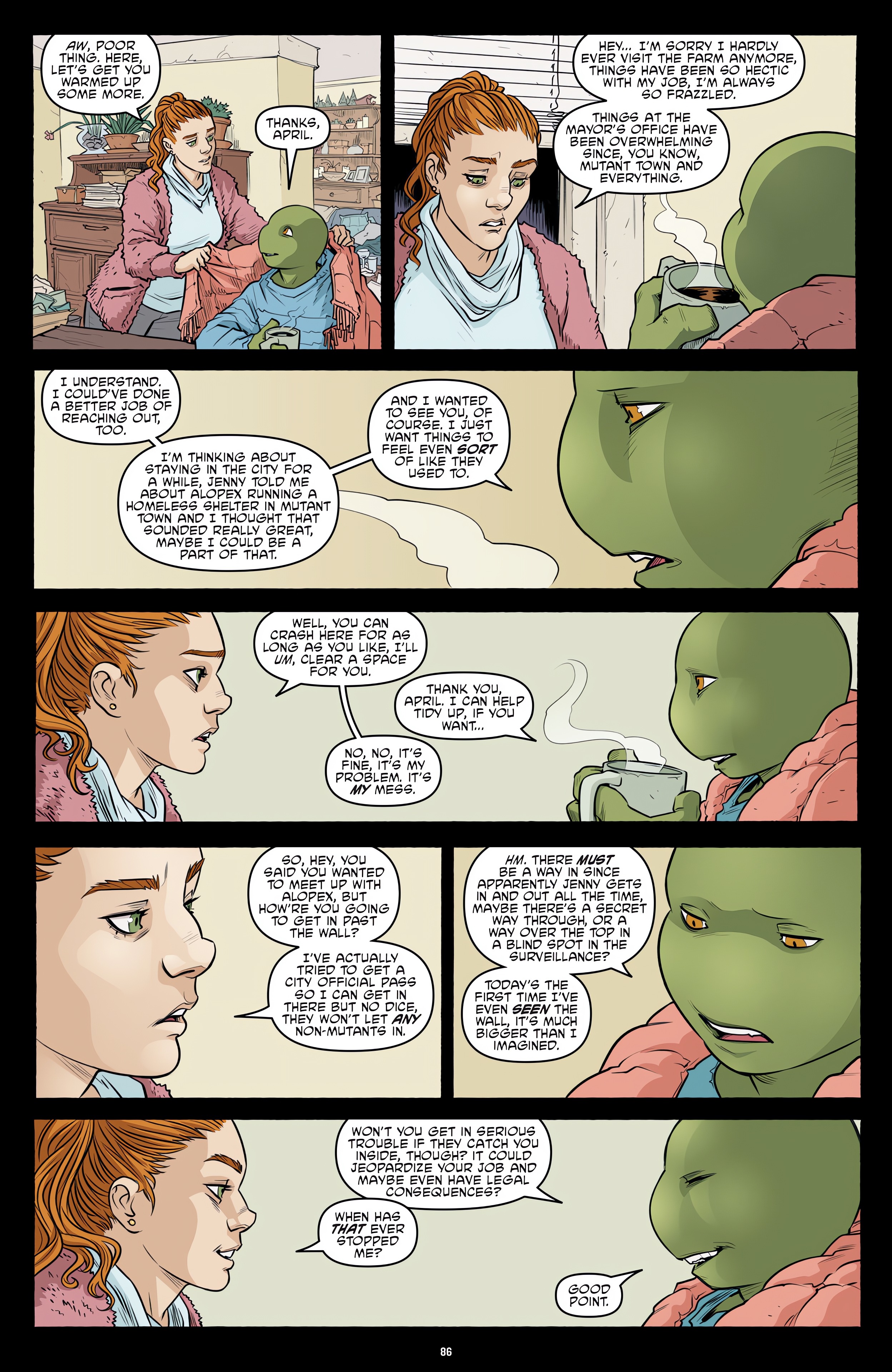 Read online Teenage Mutant Ninja Turtles: The IDW Collection comic -  Issue # TPB 14 (Part 1) - 86