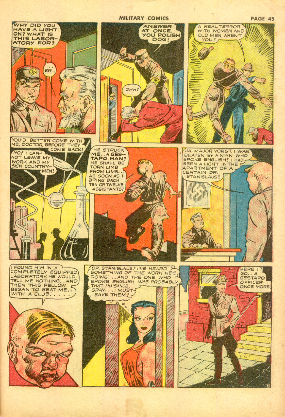 Read online Military Comics comic -  Issue #11 - 47