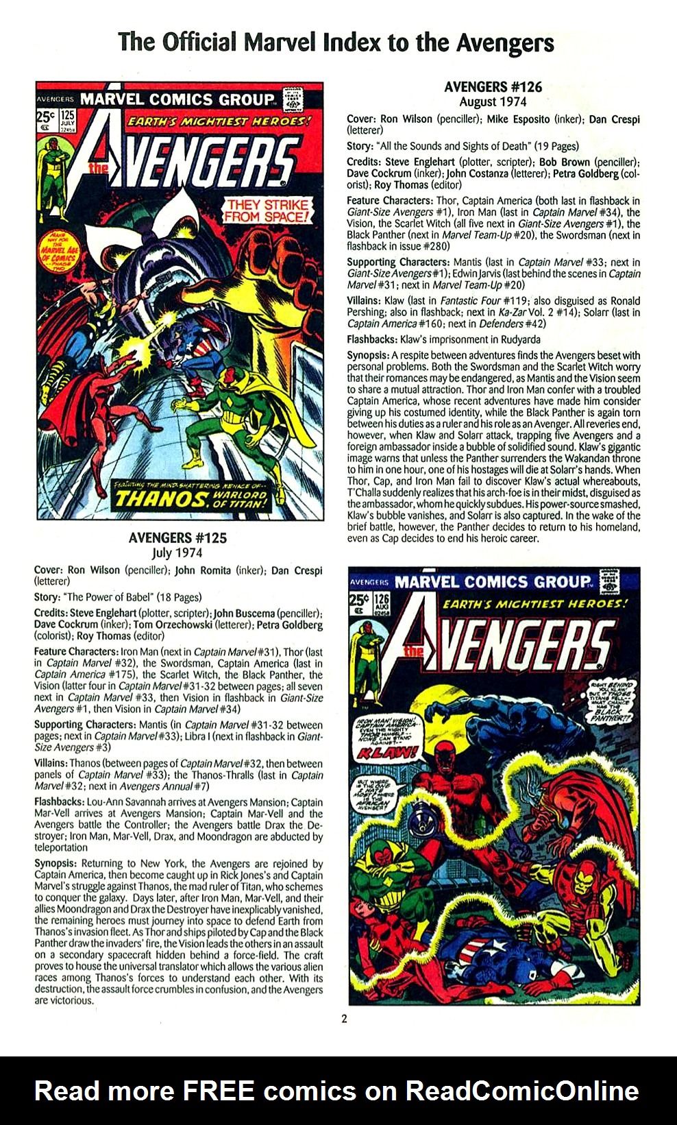 Read online The Official Marvel Index to the Avengers comic -  Issue #3 - 4